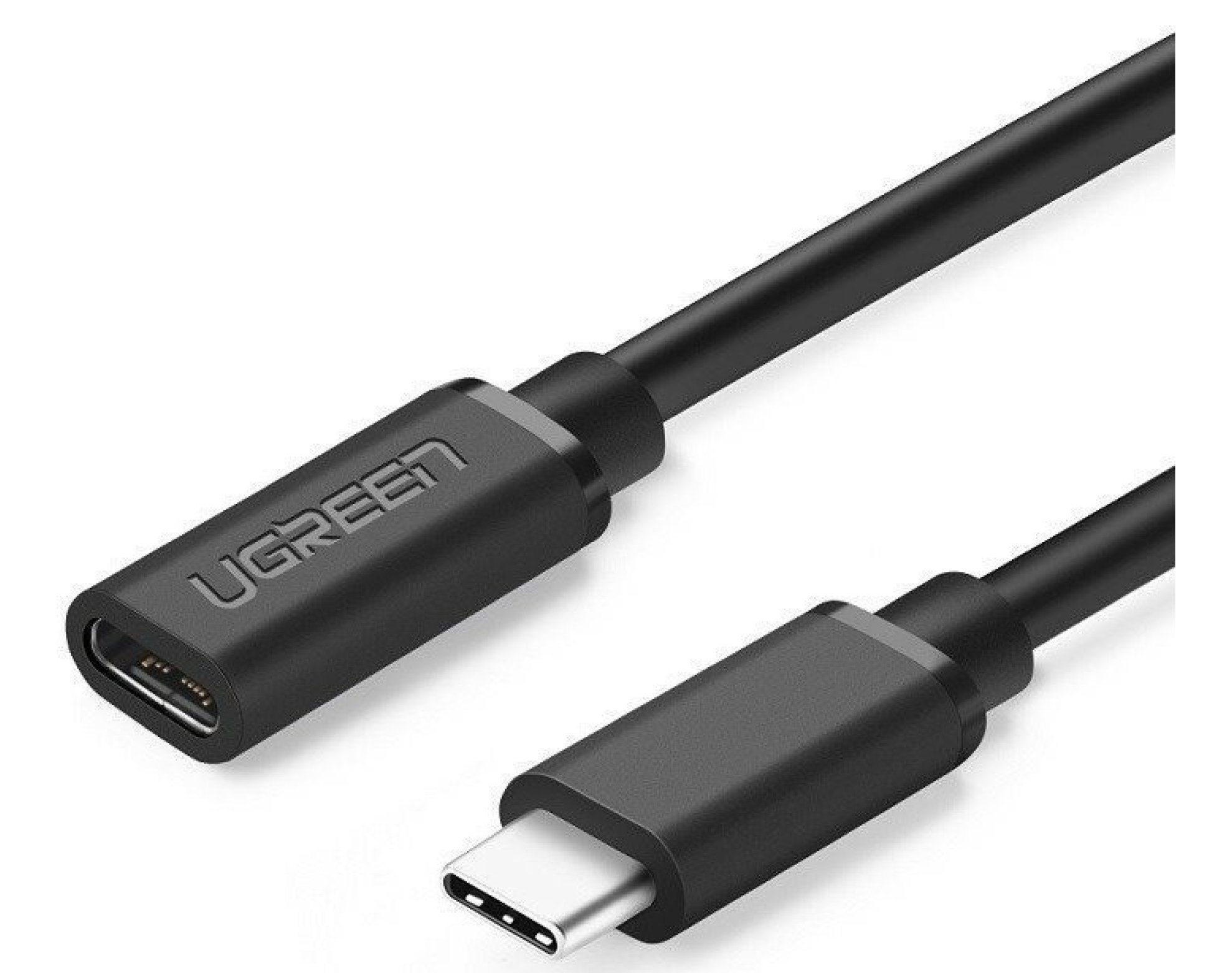 Kabel USB-C - USB-C UGREEN ED008 60W 0.5 m Czarny