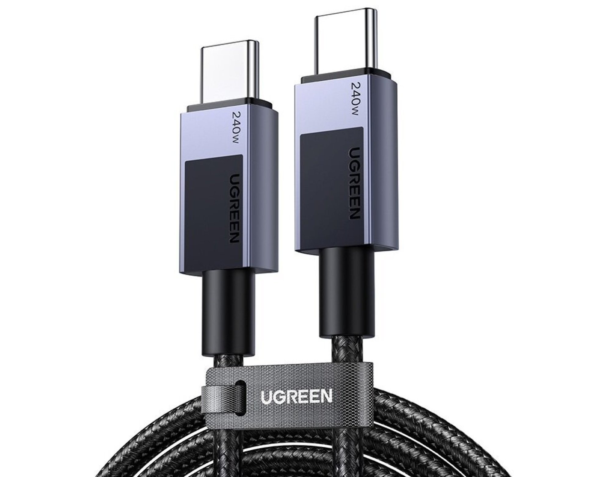 Kabel USB-C - USB-C UGREEN L513 240W 2 m Szary