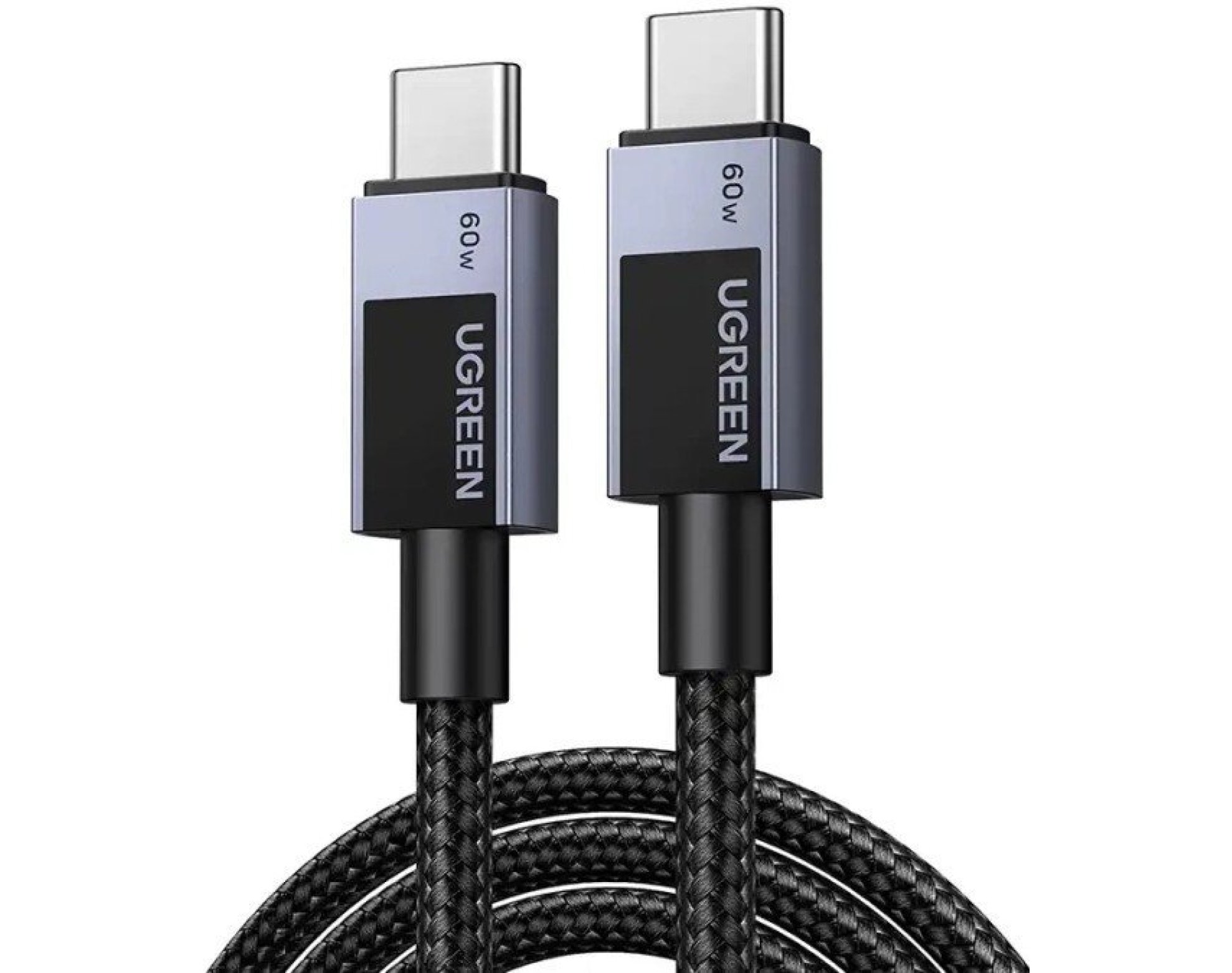 Kabel USB-C - USB-C UGREEN L524 60W 2 m Szary