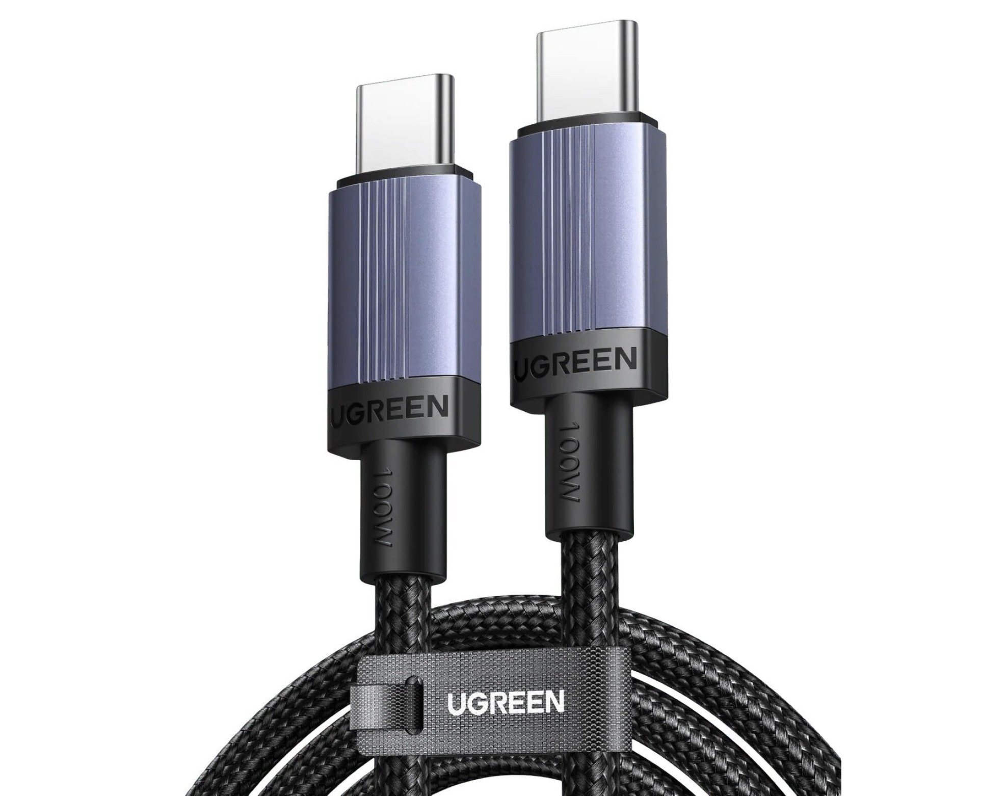 Kabel USB-C - USB-C UGREEN L528 100W 1 m Szary