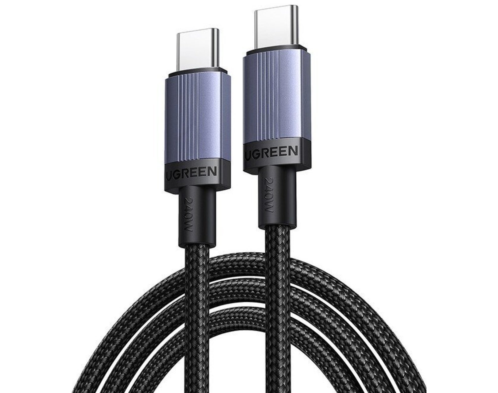 Kabel USB-C - USB-C UGREEN L528 100W 2 m Szary