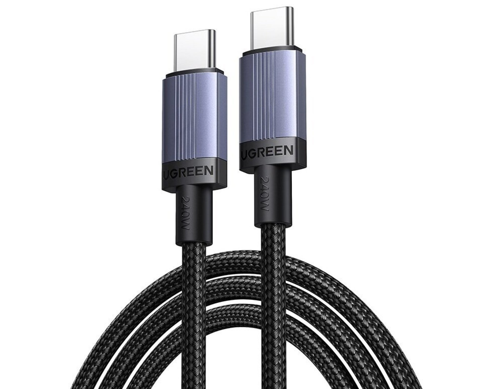 Kabel USB-C - USB-C UGREEN L528 240W 3 m Szary