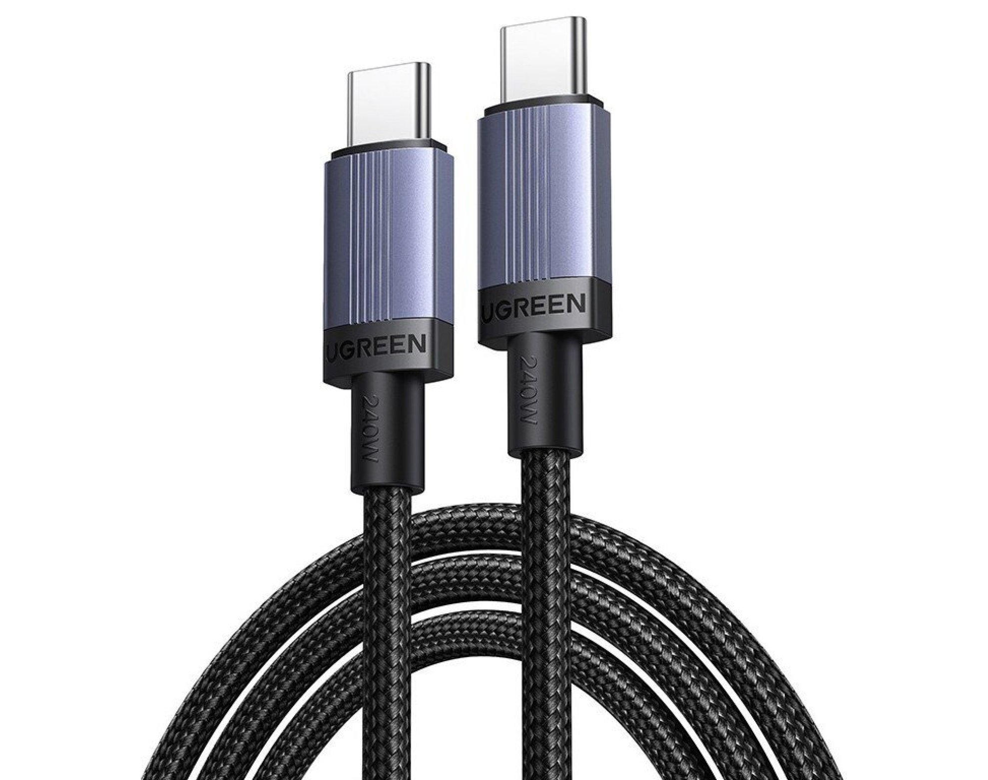 Kabel USB-C - USB-C UGREEN L532 240W 1 m Szary