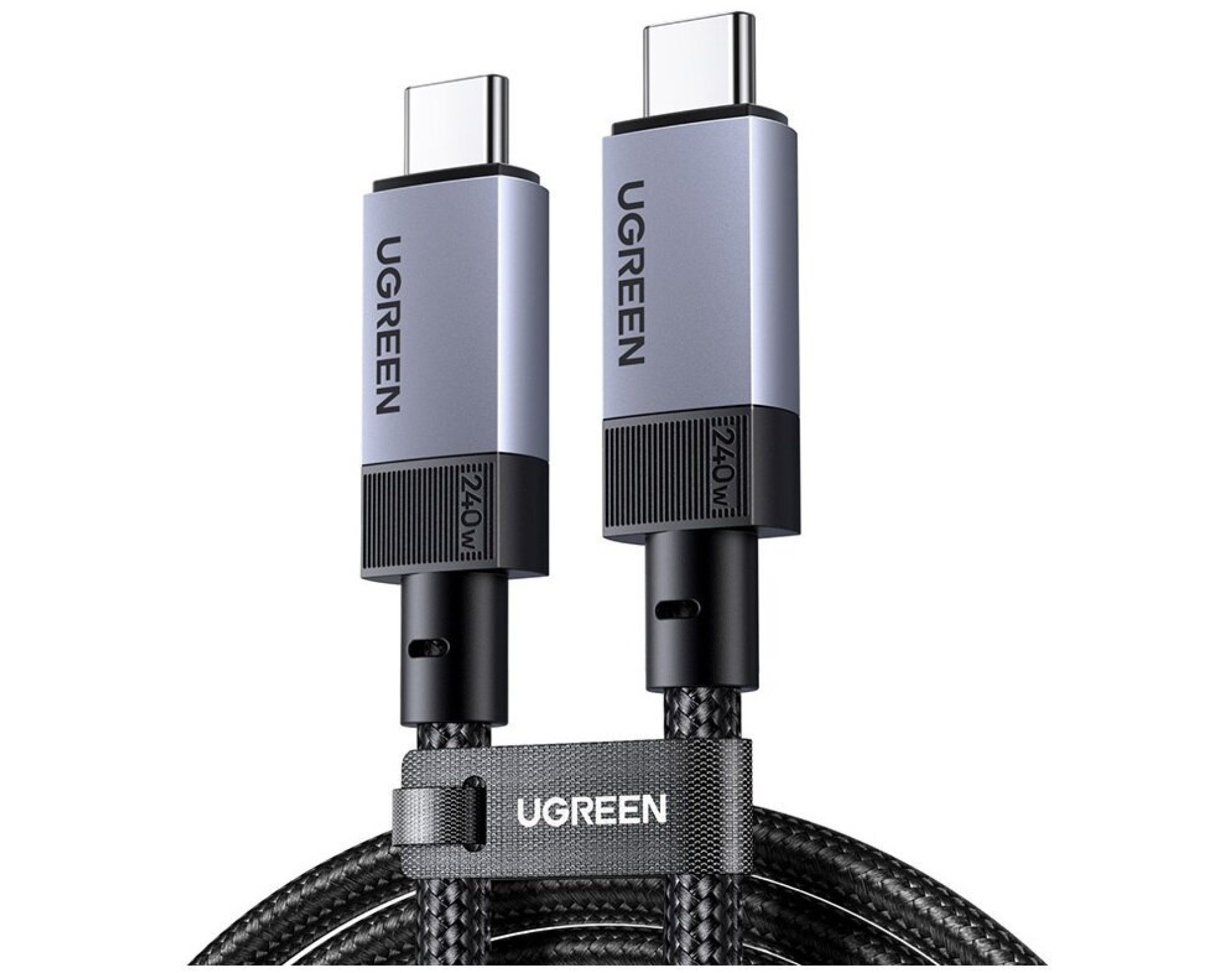 Kabel USB-C - USB-C UGREEN L705 240W 1 m Czarno-szary