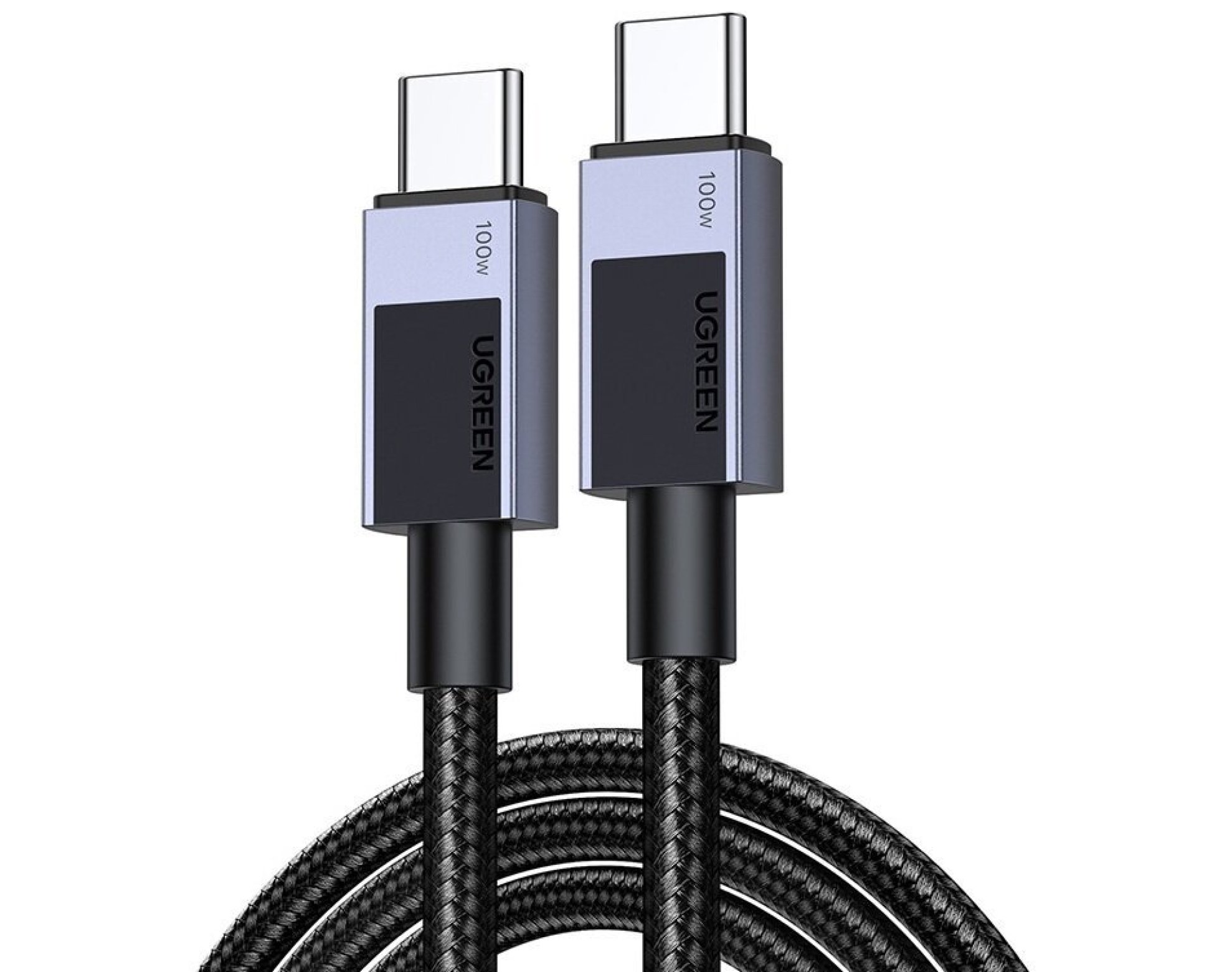 Kabel USB-C - USB-C UGREEN PD L512 100W 0.5 m Szary