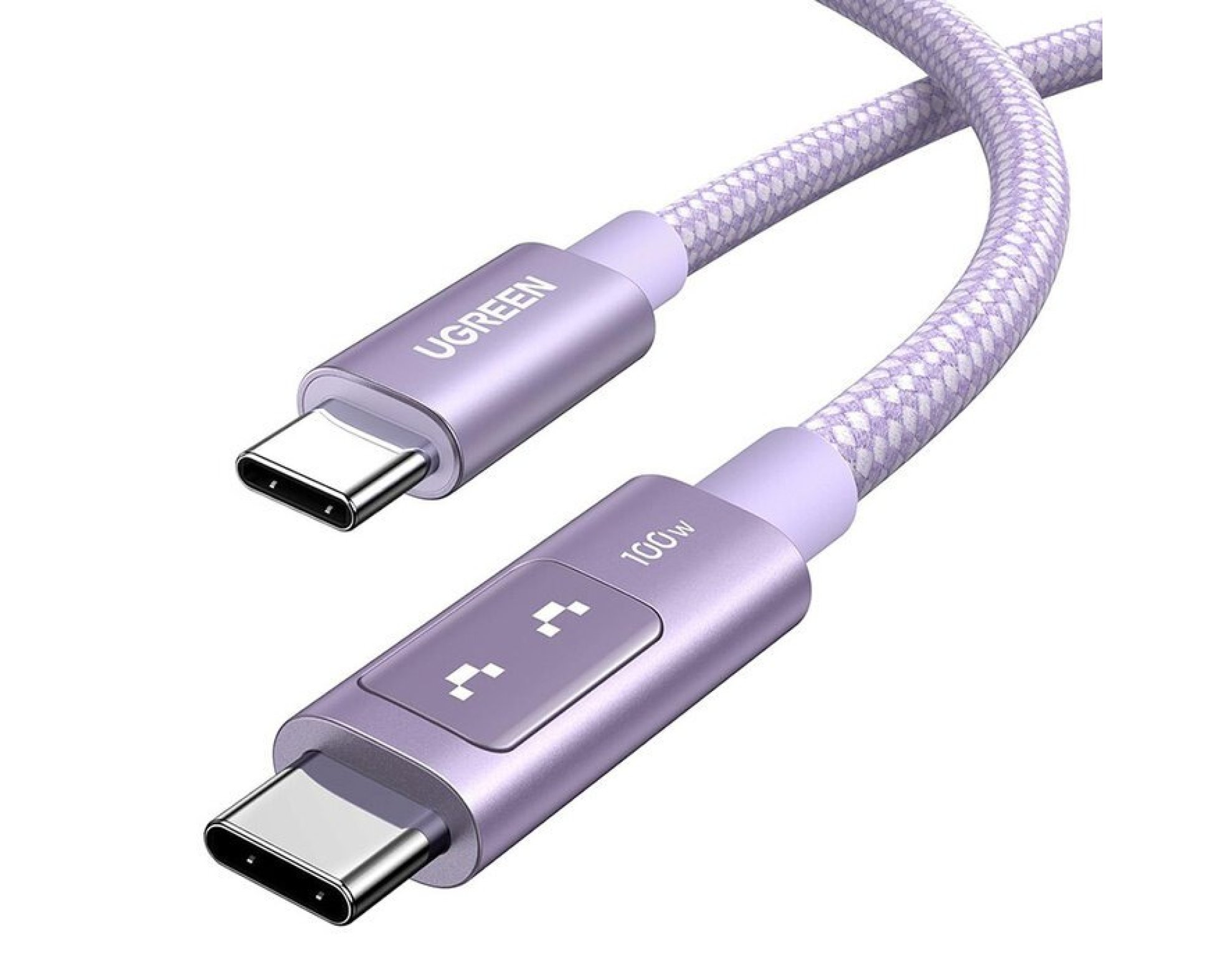 Kabel USB-C - USB-C UGREEN Uno L509 100W 2 m Fioletowy