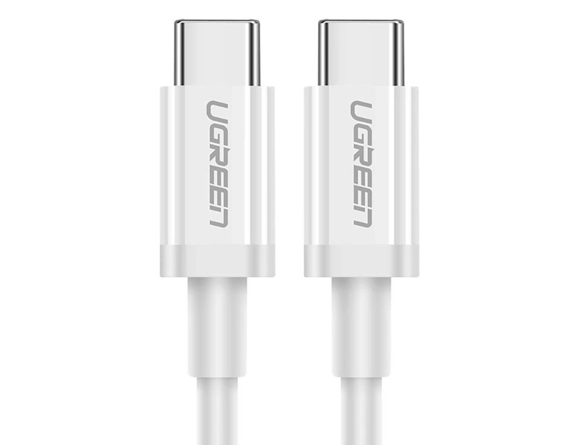Kabel USB-C - USB-C UGREEN US264 60W 0.5 m Biały