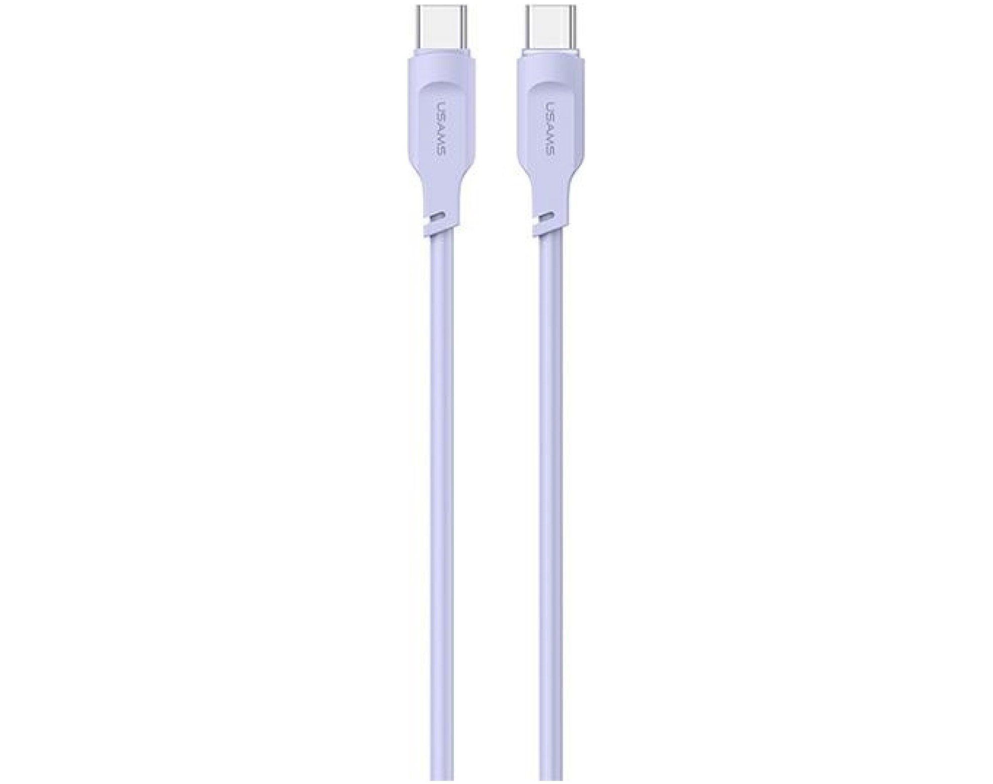 Kabel USB-C - USB-C USAMS SJ567USB03 100W 1.2 m Fioletowy