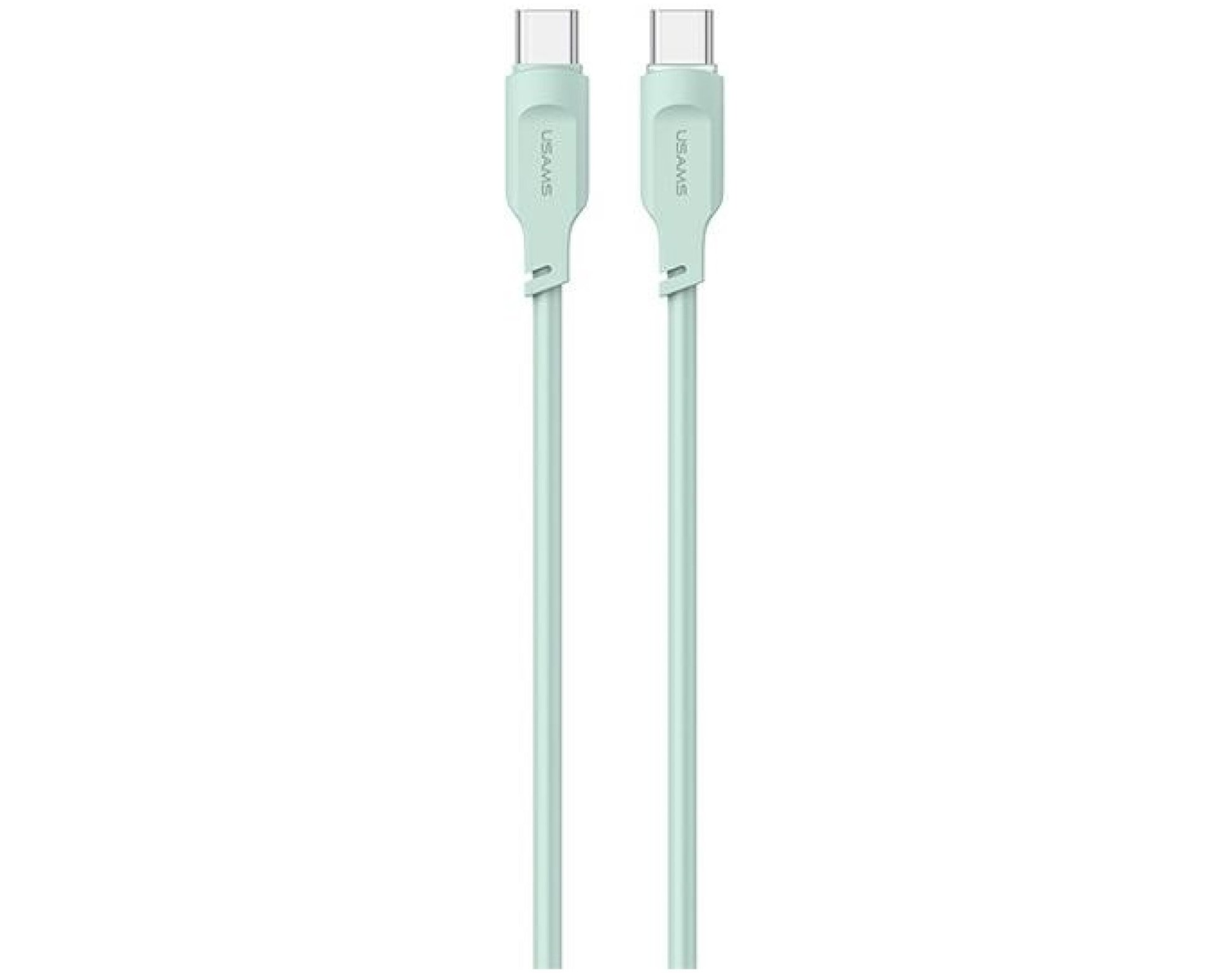 Kabel USB-C - USB-C USAMS SJ567USB04 100W 1.2 m Zielony