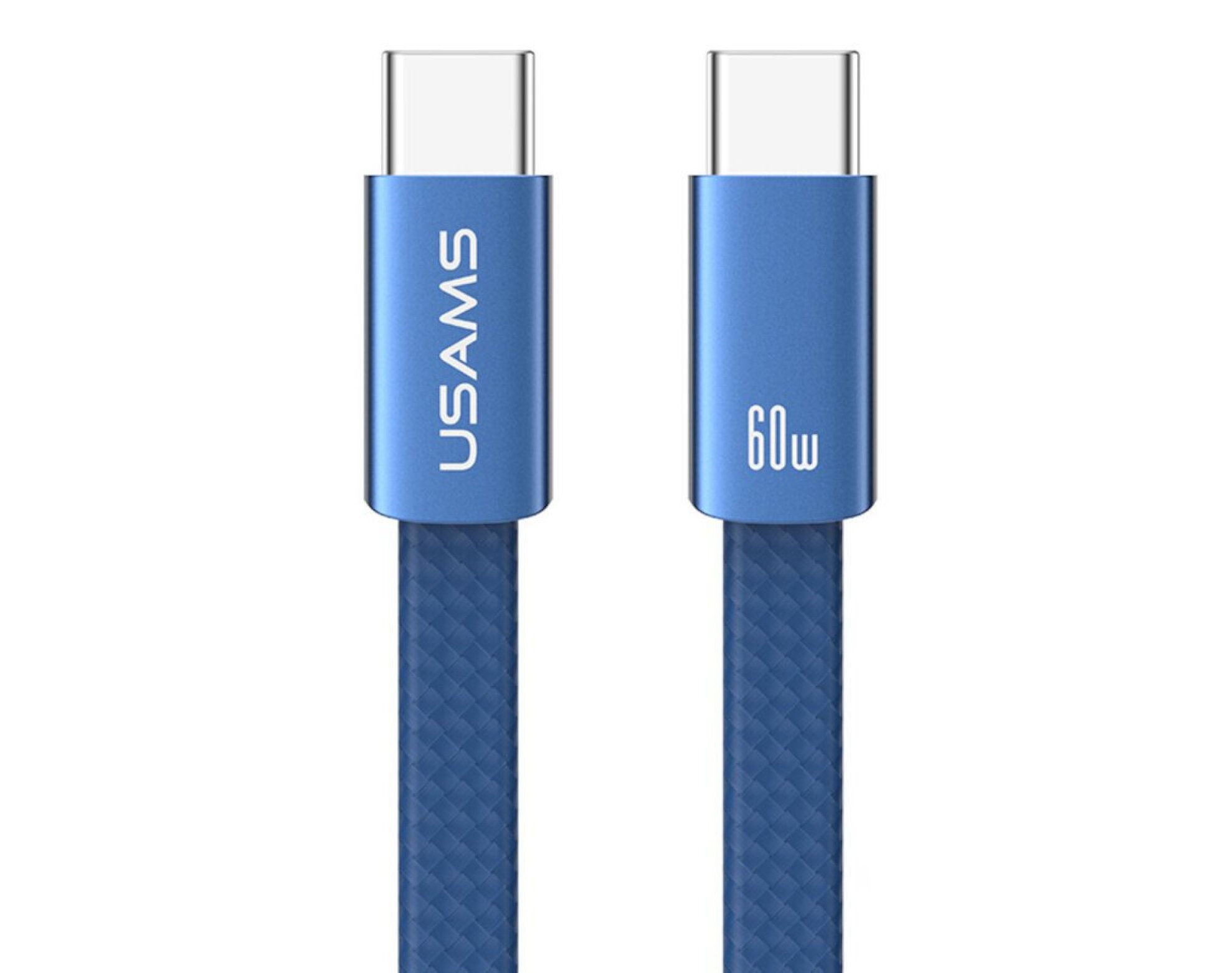 Kabel USB-C - USB-C USAMS U96 60W 1.2 m Niebieski