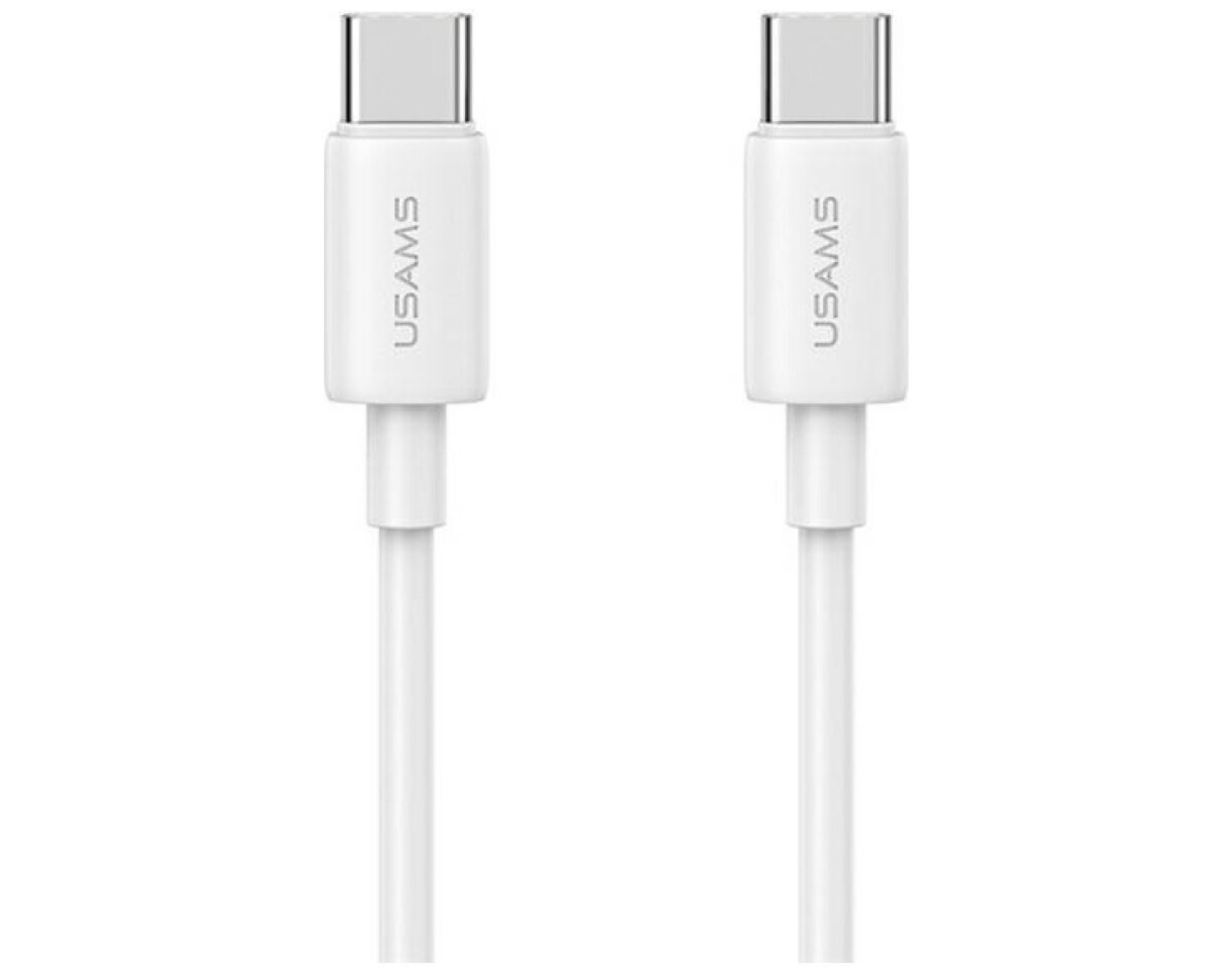 Kabel USB-C - USB-C USAMS US-SJ711 60W 1 m Biały