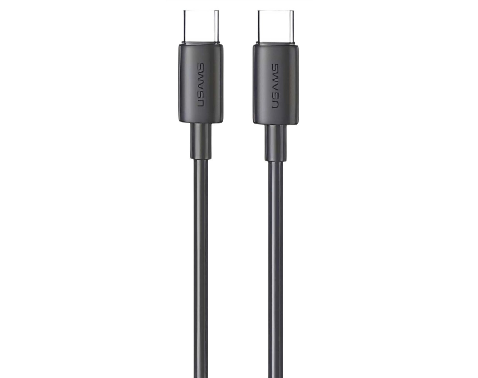 Kabel USB-C - USB-C USAMS US-SJ711 60W 1 m Czarny