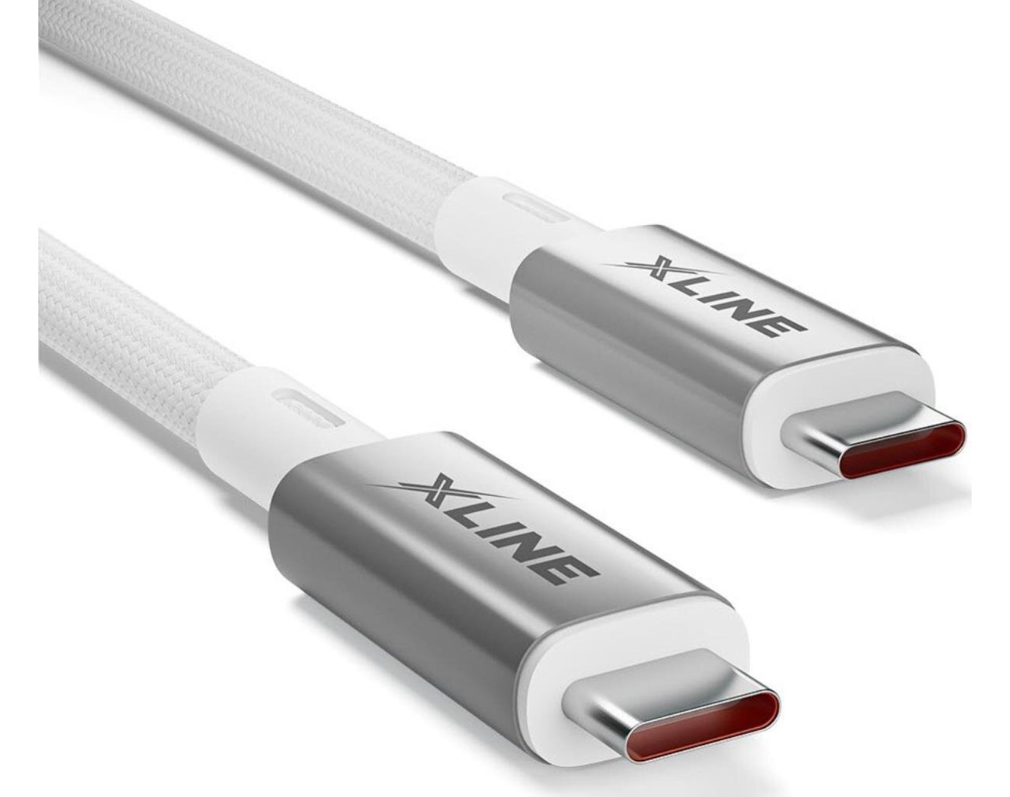 Kabel USB-C - USB-C XLINE 240W 8K 1 m Biały