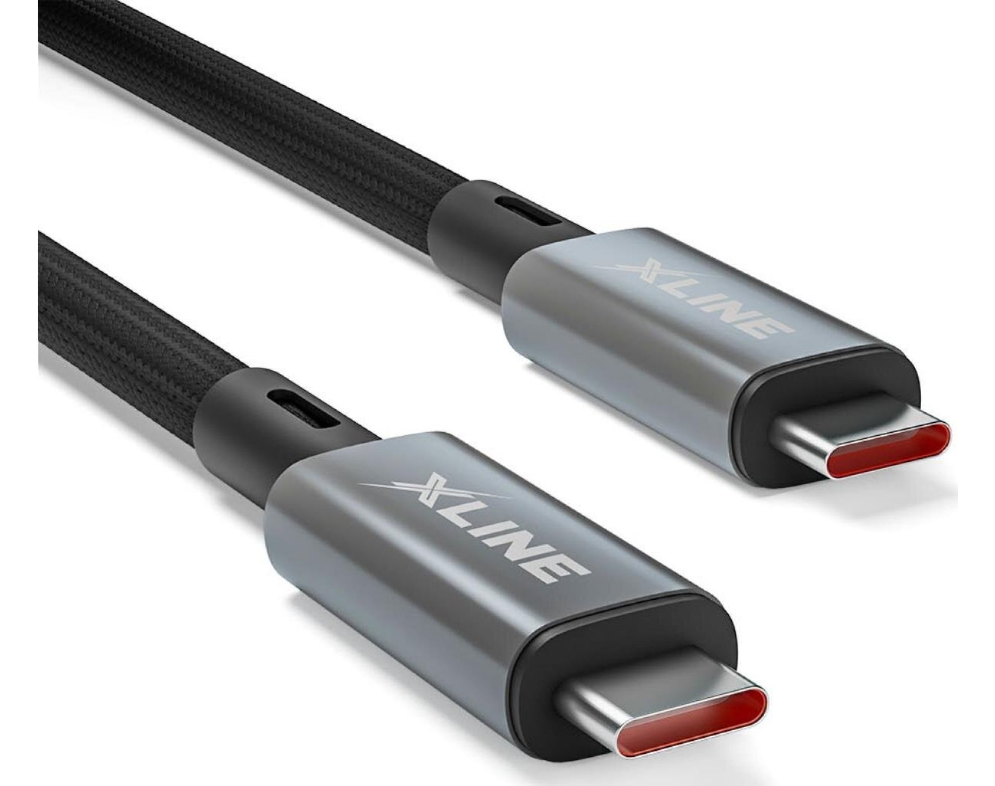 Kabel USB-C - USB-C XLINE 240W 8K 1 m Czarny