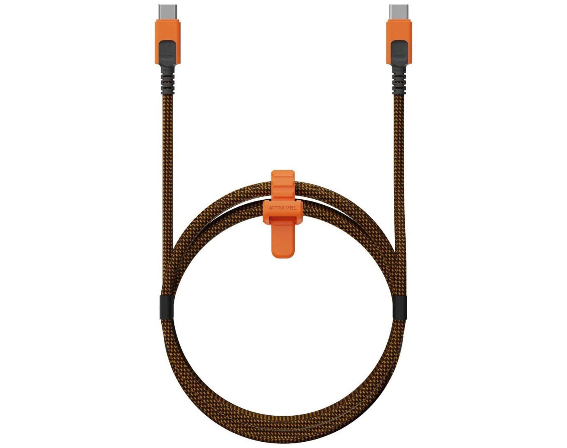 Kabel USB-C - USB-C XTORM Xtreme CXX2006 PD Ultra 240W 1.5 m Pomarańczowo-czarny