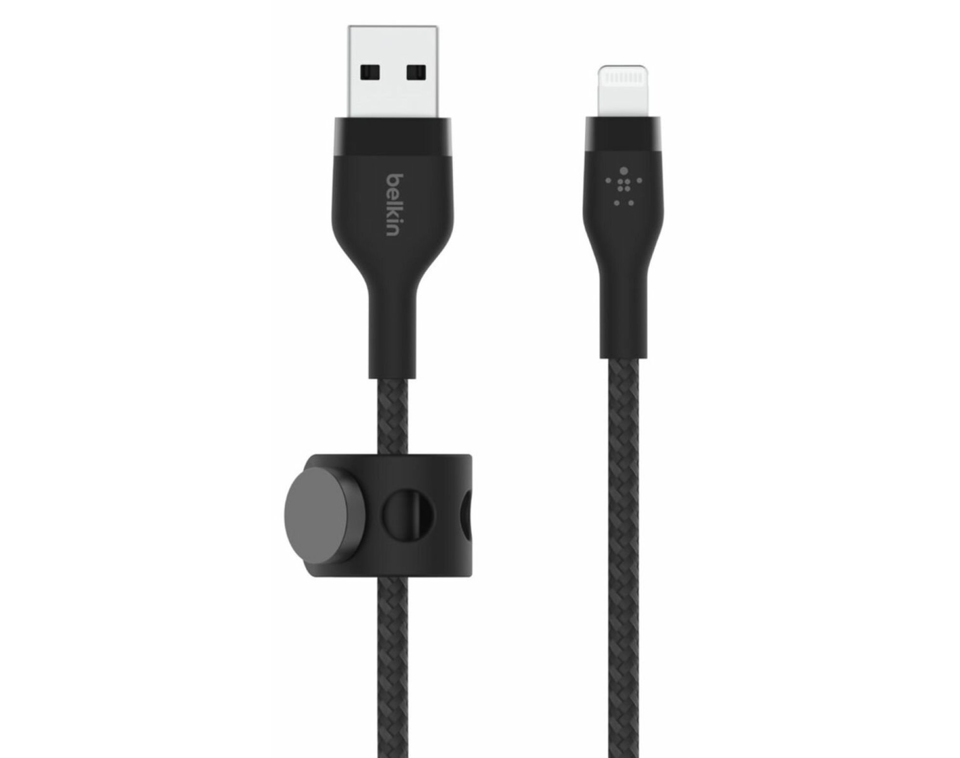 Kabel USB - Lightning BELKIN Braided Silicone 1 m Czarny