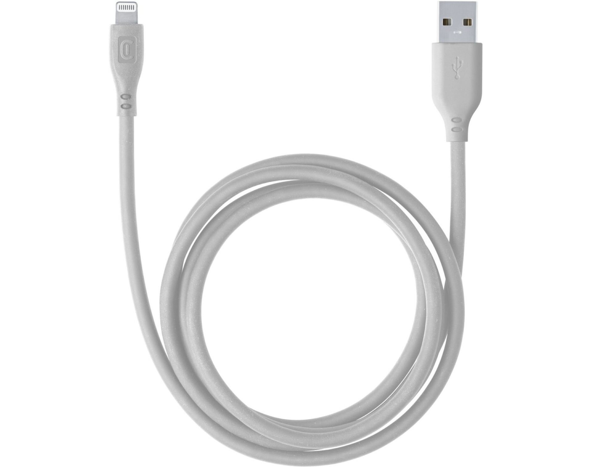 Kabel USB - Lightning CELLULARLINE Soft 1.2 m Szary