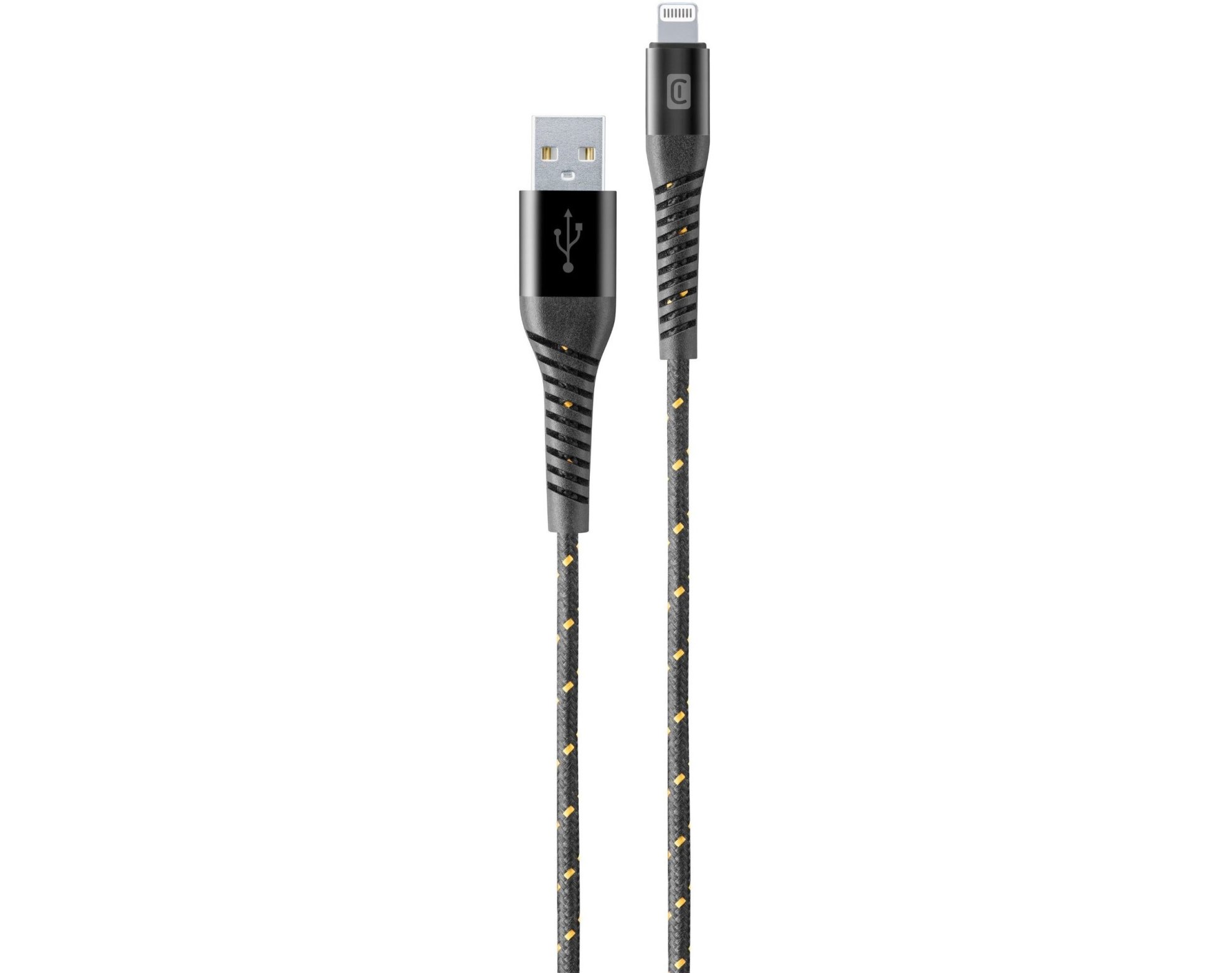 Kabel USB - Lightning CELLULARLINE Tetra Force 60W 2 m Czarny