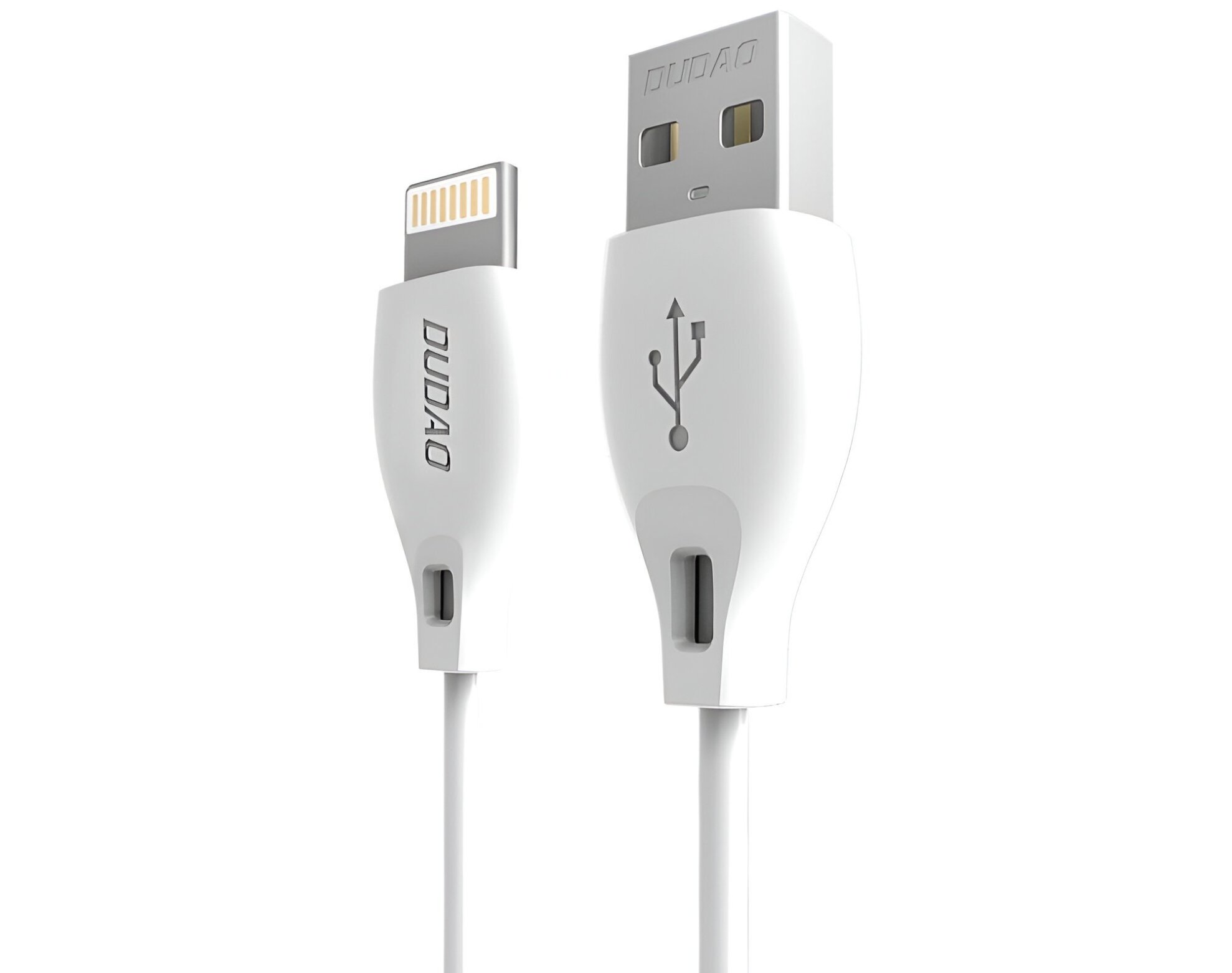 Kabel USB - Lightning DUDAO 1m 2.4A Biały
