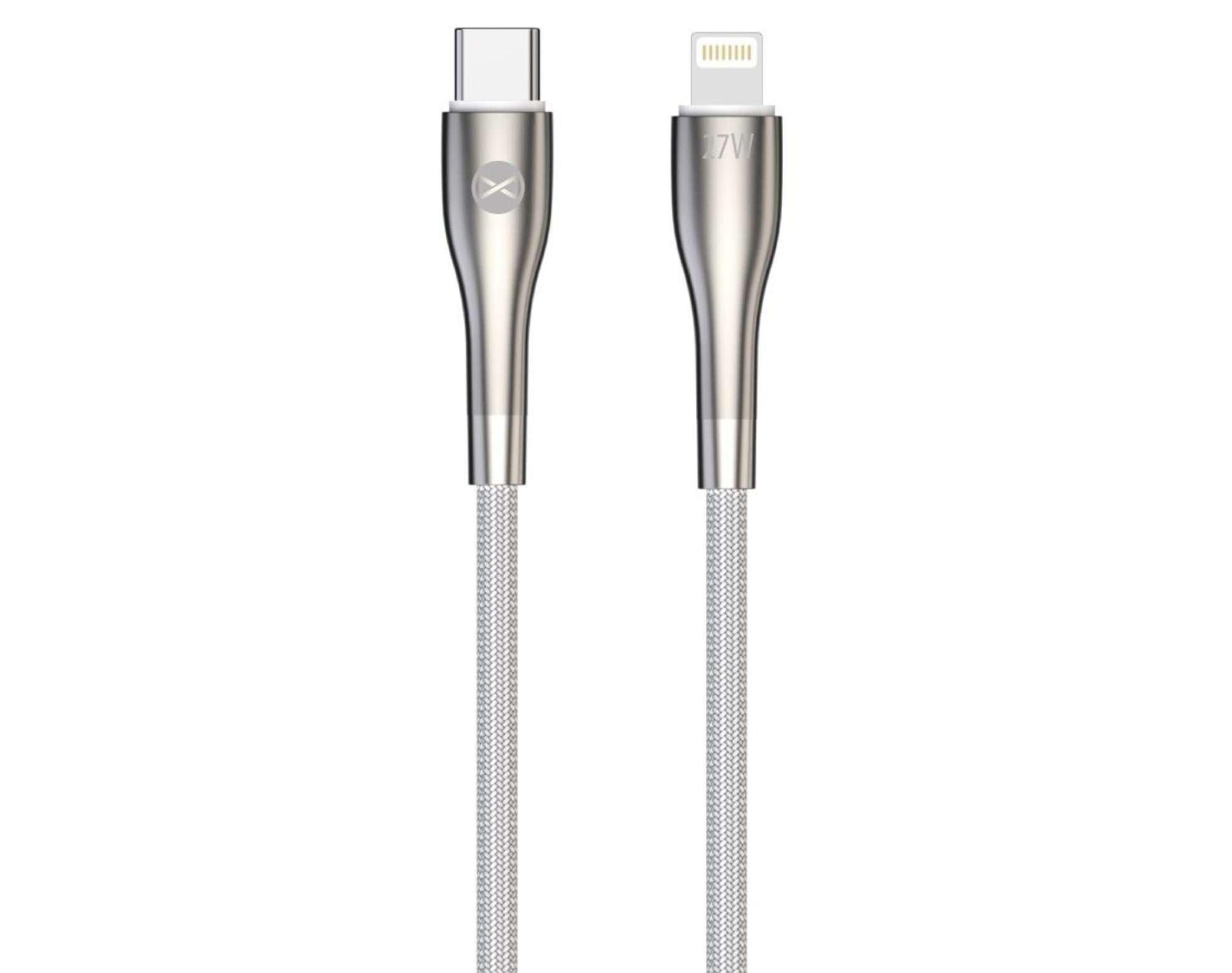 Kabel USB - Lightning FOREVER Sleek 27W 1 m Biały