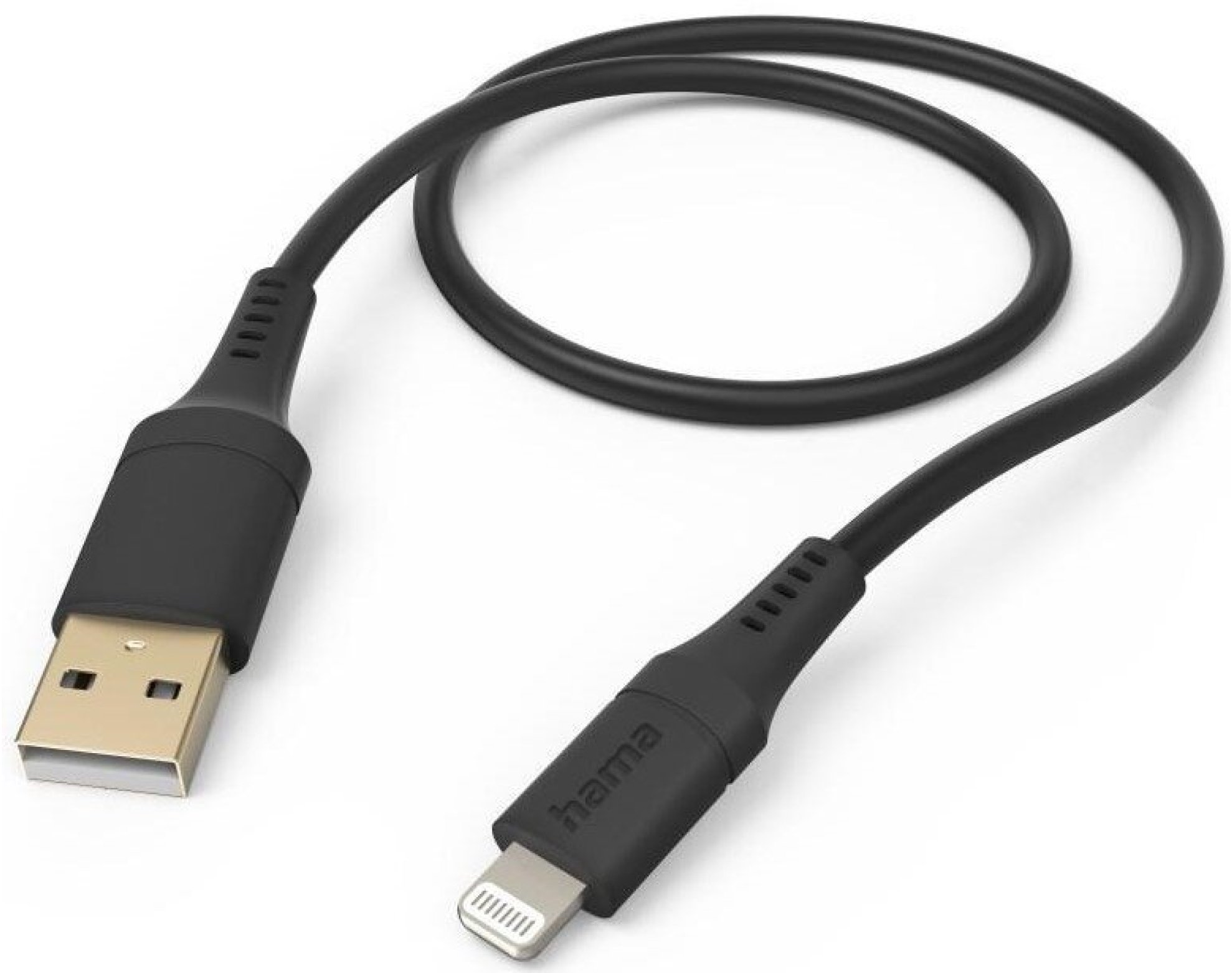 Kabel USB - Lightning HAMA Flexible 1.5 m Czarny