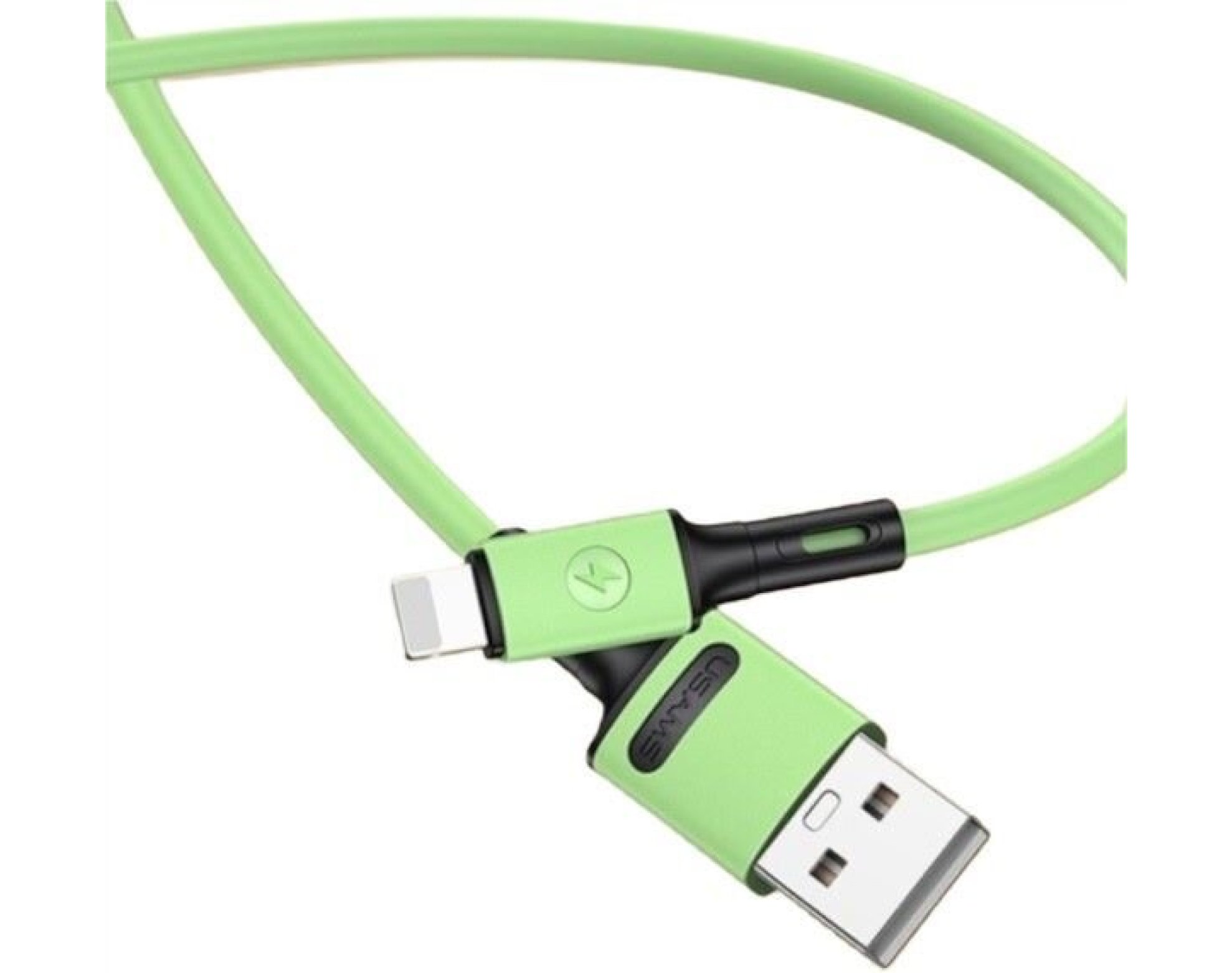 Kabel USB - Lightning USAMS SJ434USB02 U52 10W 1 m Zielony