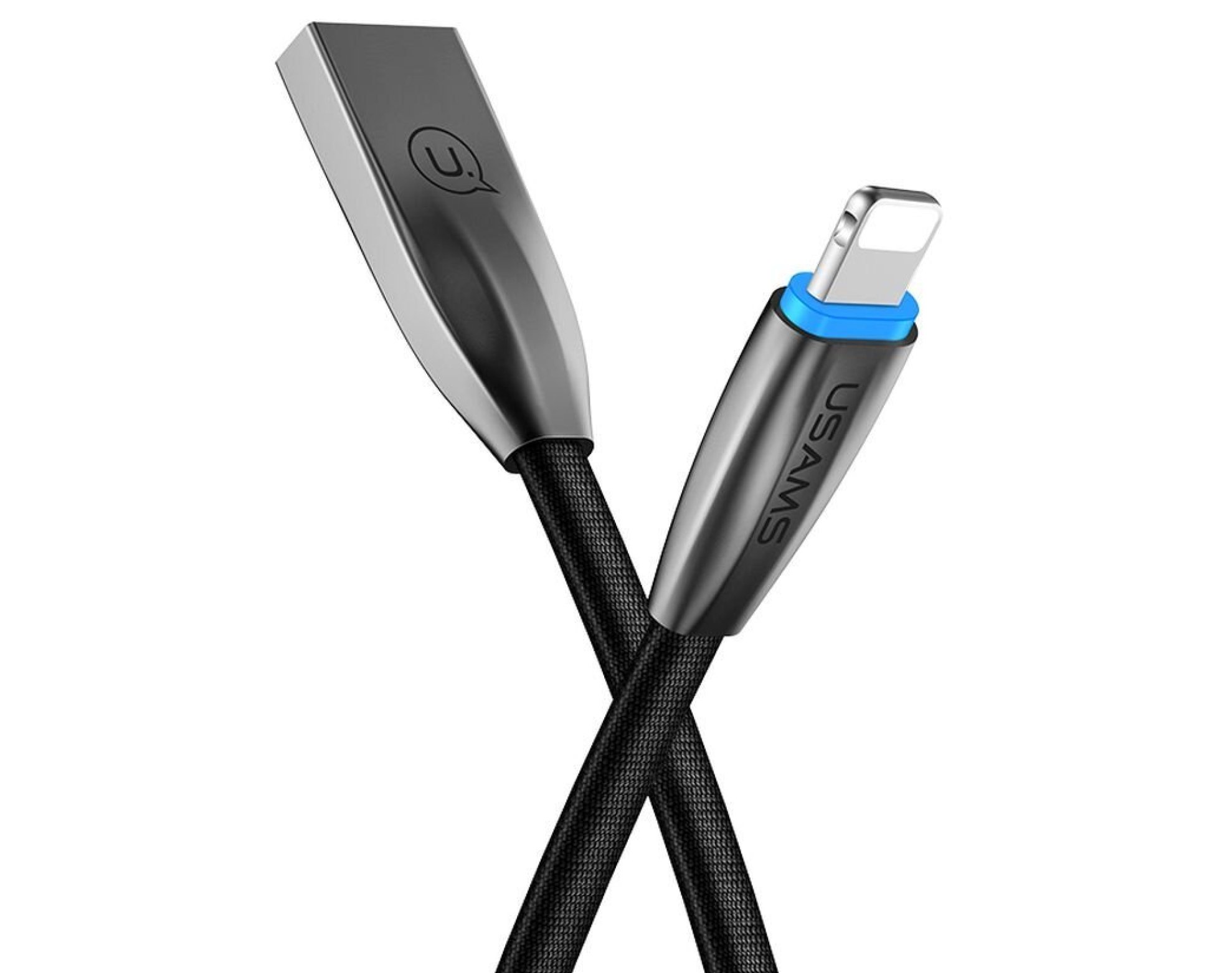 Kabel USB - Lightning USAMS U-Light US-SJ182 2A 1.2 m Niebieski