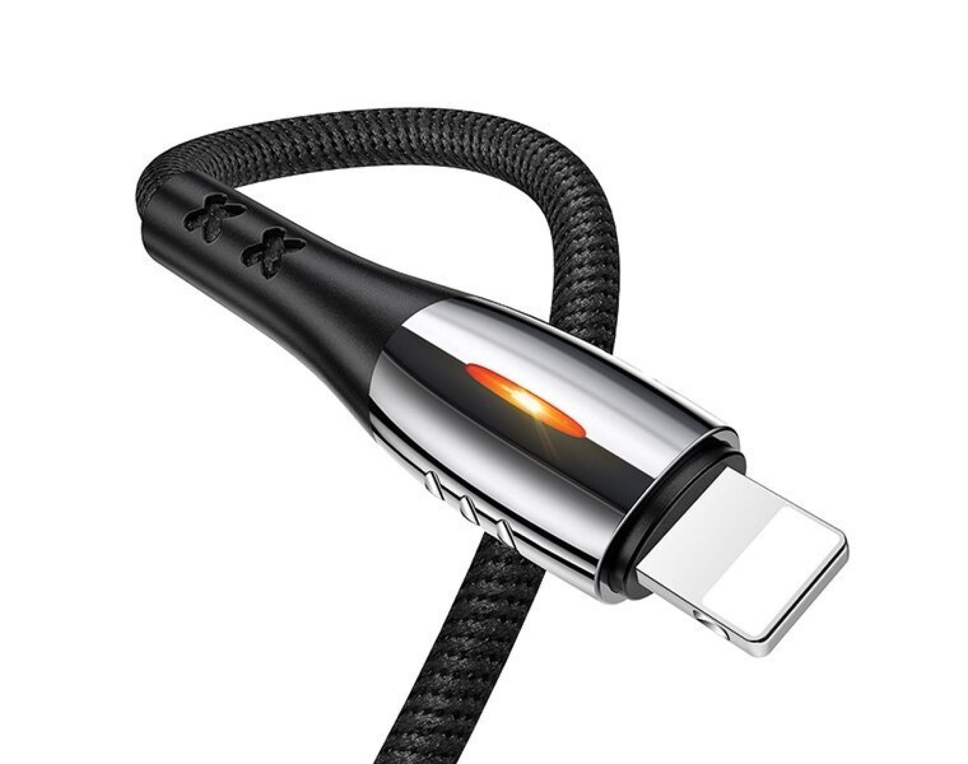 Kabel USB - Lightning USAMS U-Tone US-SJ344 1.2 m Czarny