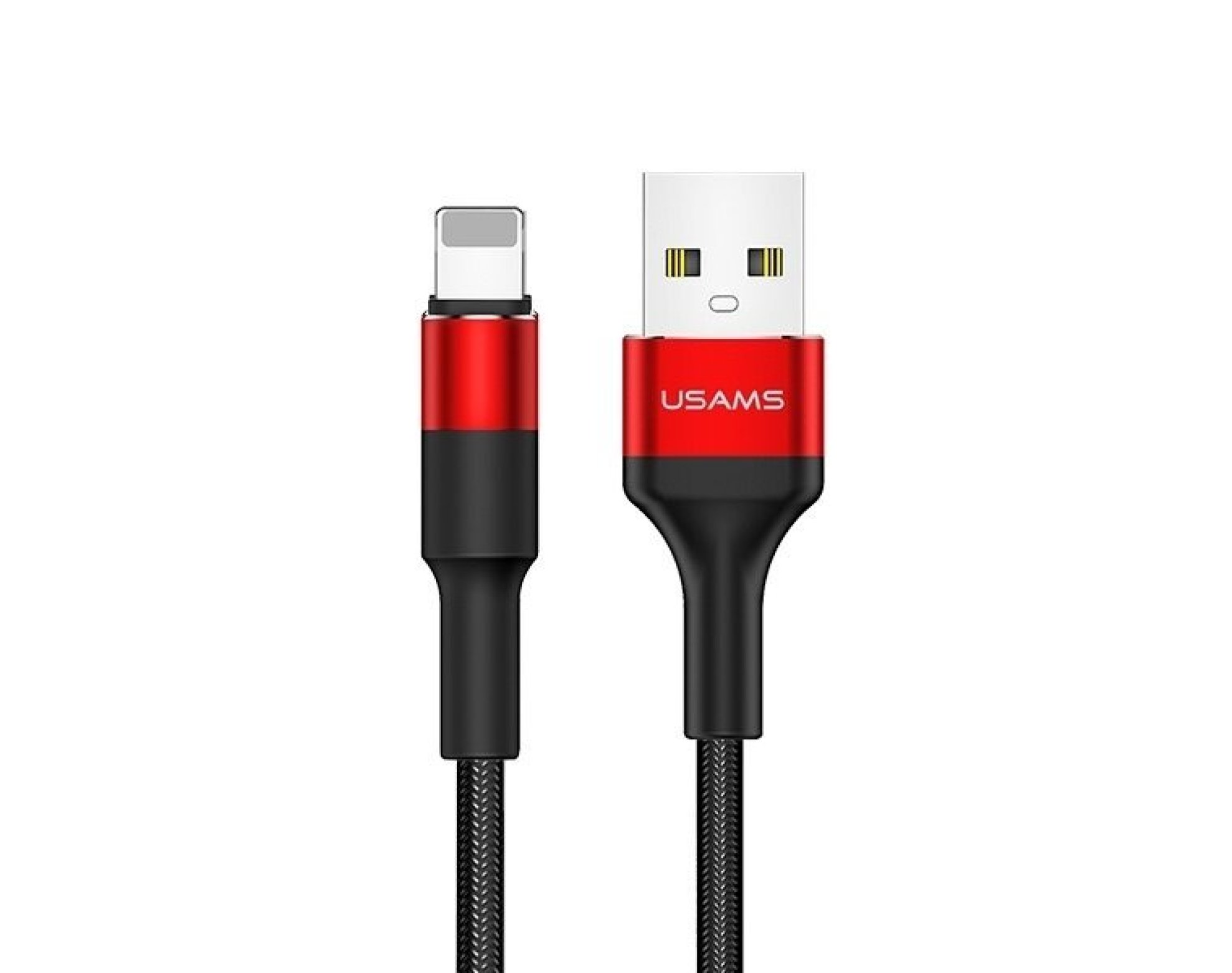 Kabel USB - Lightning USAMS U5 1.2 m Czerwony