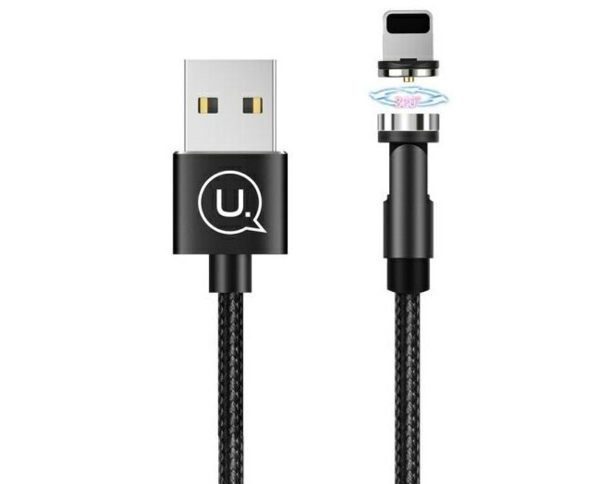 Kabel USB - Lightning USAMS U59 SJ472USB01 1m Czarny