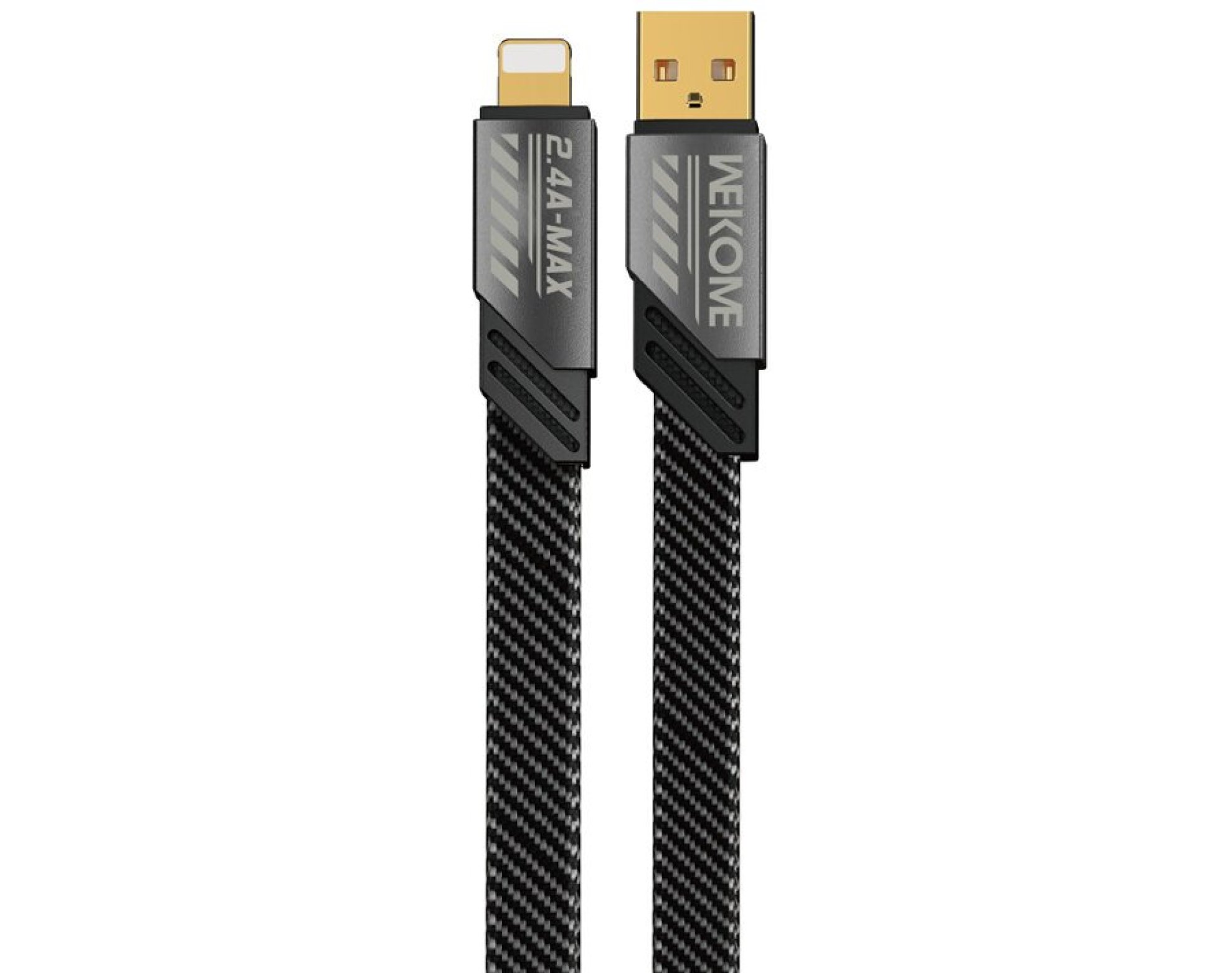 Kabel USB - Lightning WEKOME WDC-190 Mecha Series 1 m Szary