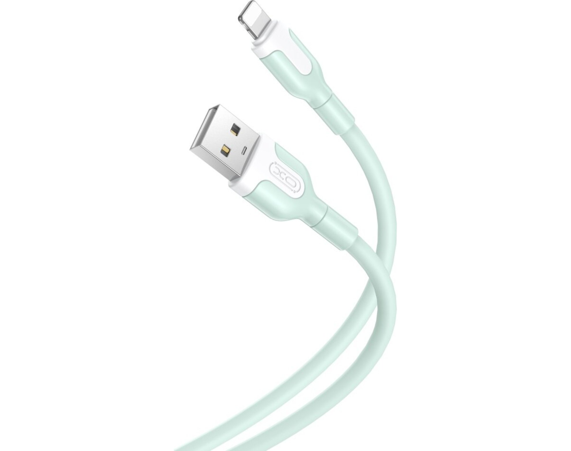 Kabel USB - Lightning XO NB212 2.1A 1 m Zielony