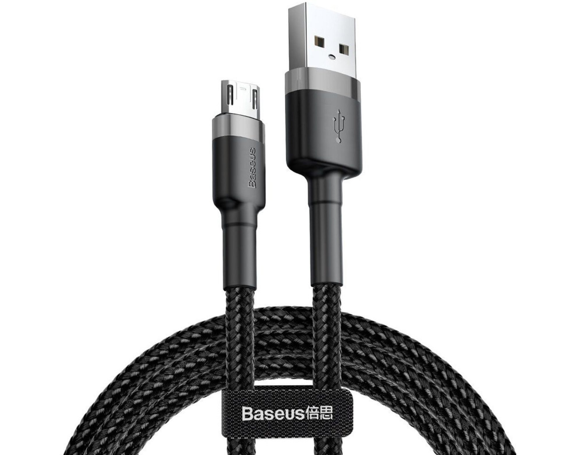 Kabel USB - Micro USB BASEUS Cafule 3 m Czarno-szary