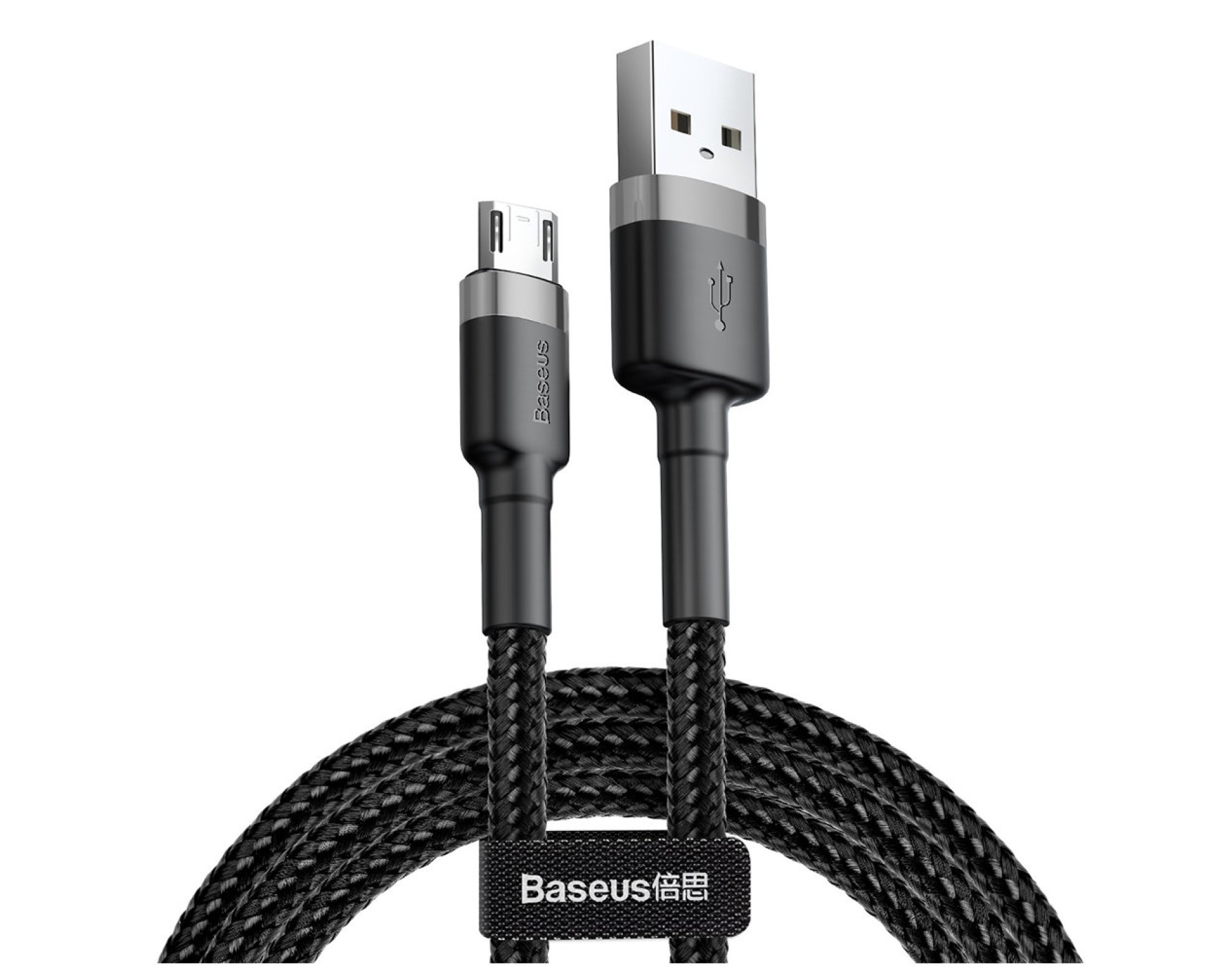Kabel USB - Micro USB BASEUS Cafule CAMKLF-BG1 1 m Czarno-szary
