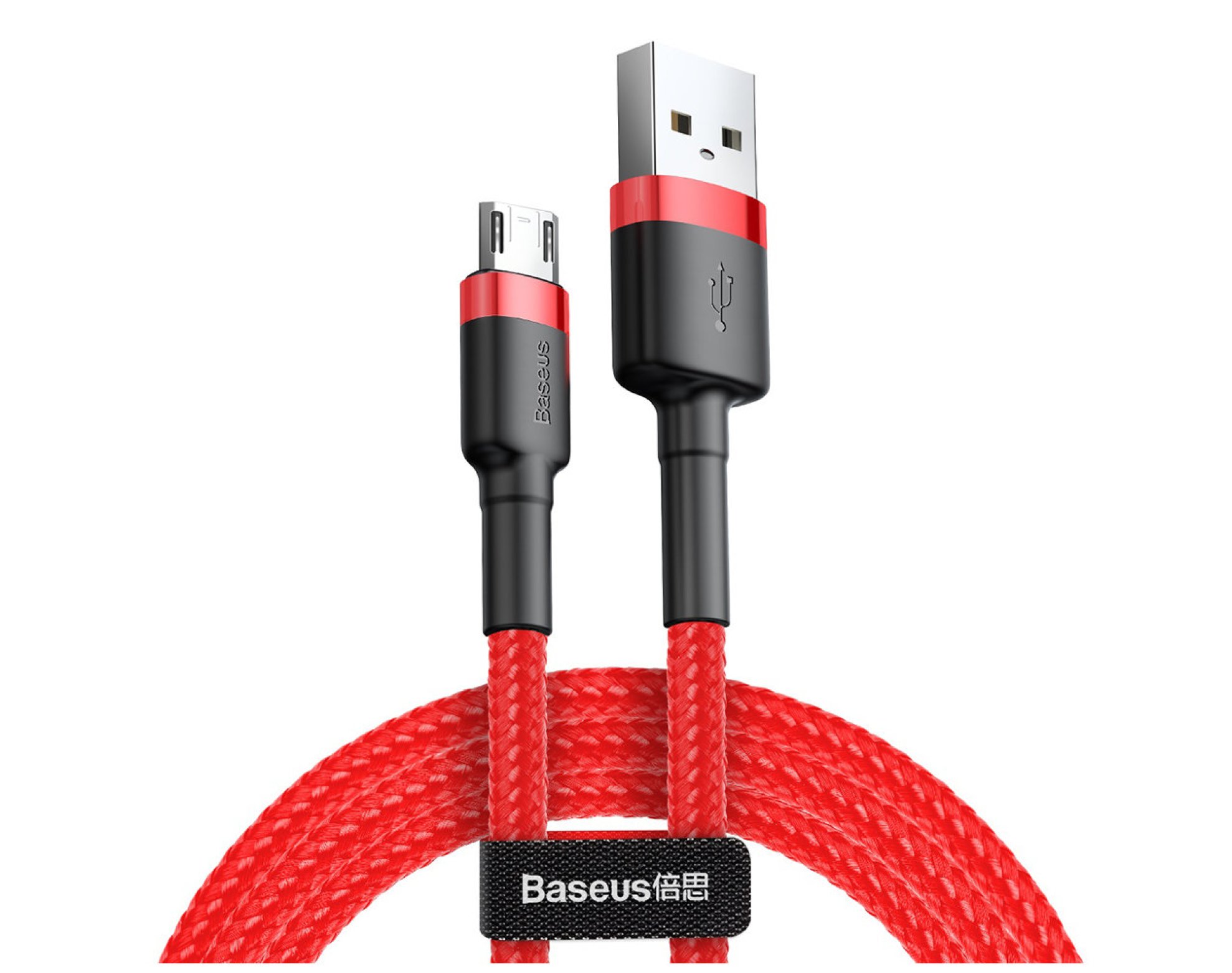 Kabel USB - Micro USB BASEUS Cafule CAMKLF-C09 2 m Czerwony