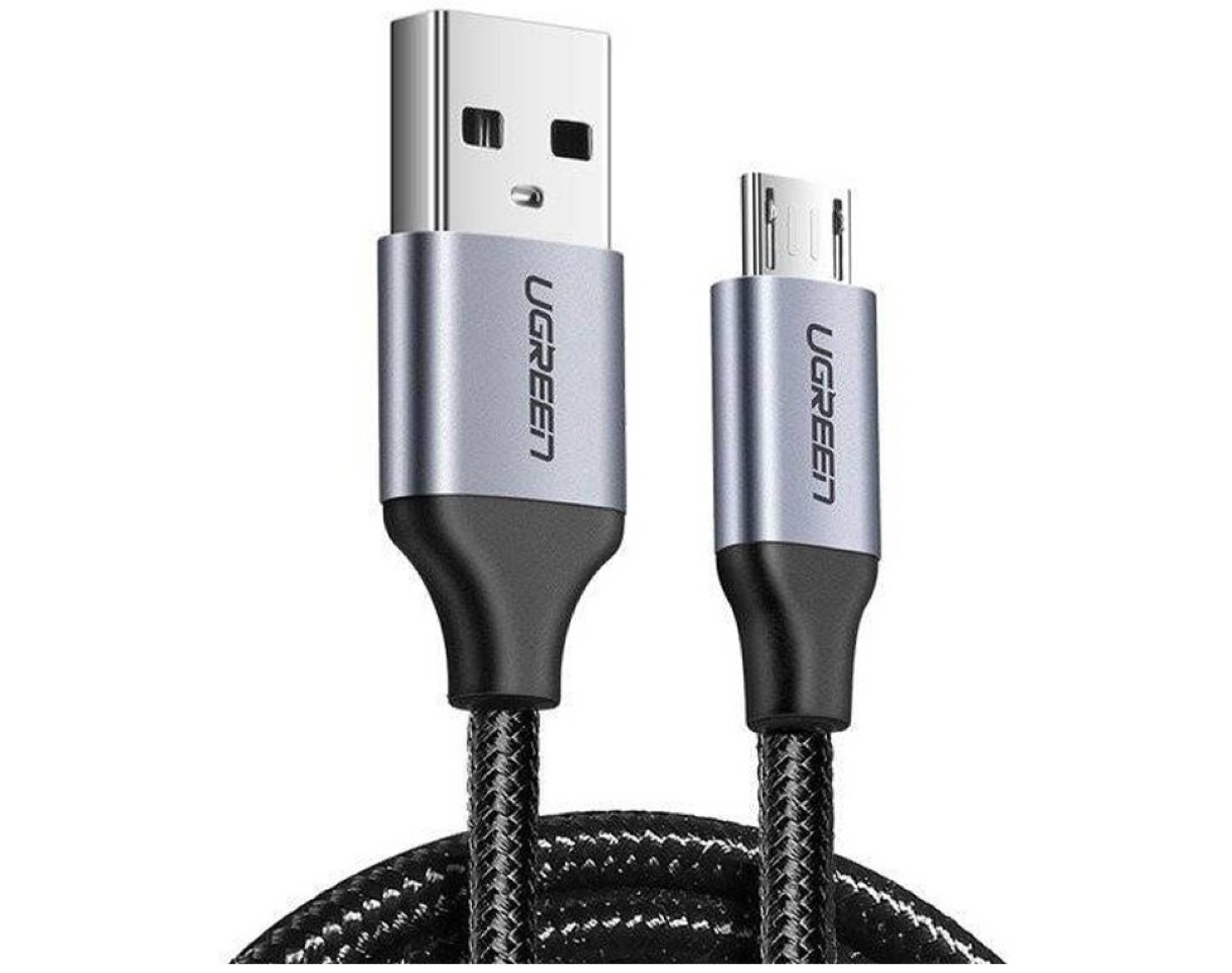Kabel USB - Micro USB UGREEN US290 12W 3 m Czarny