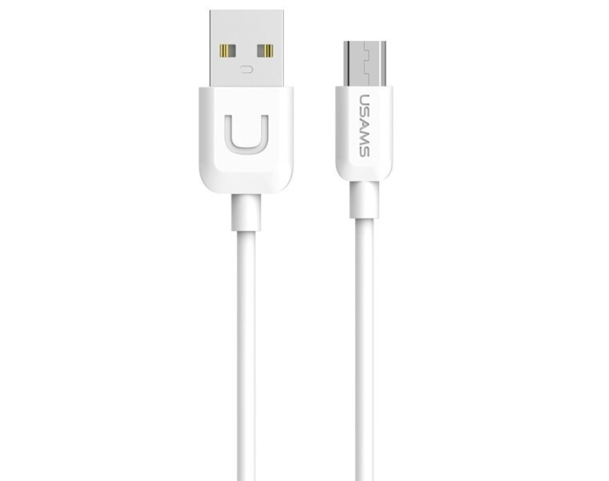 Kabel USB - Micro USB USAMS U-Turn 10W 1 m Biały