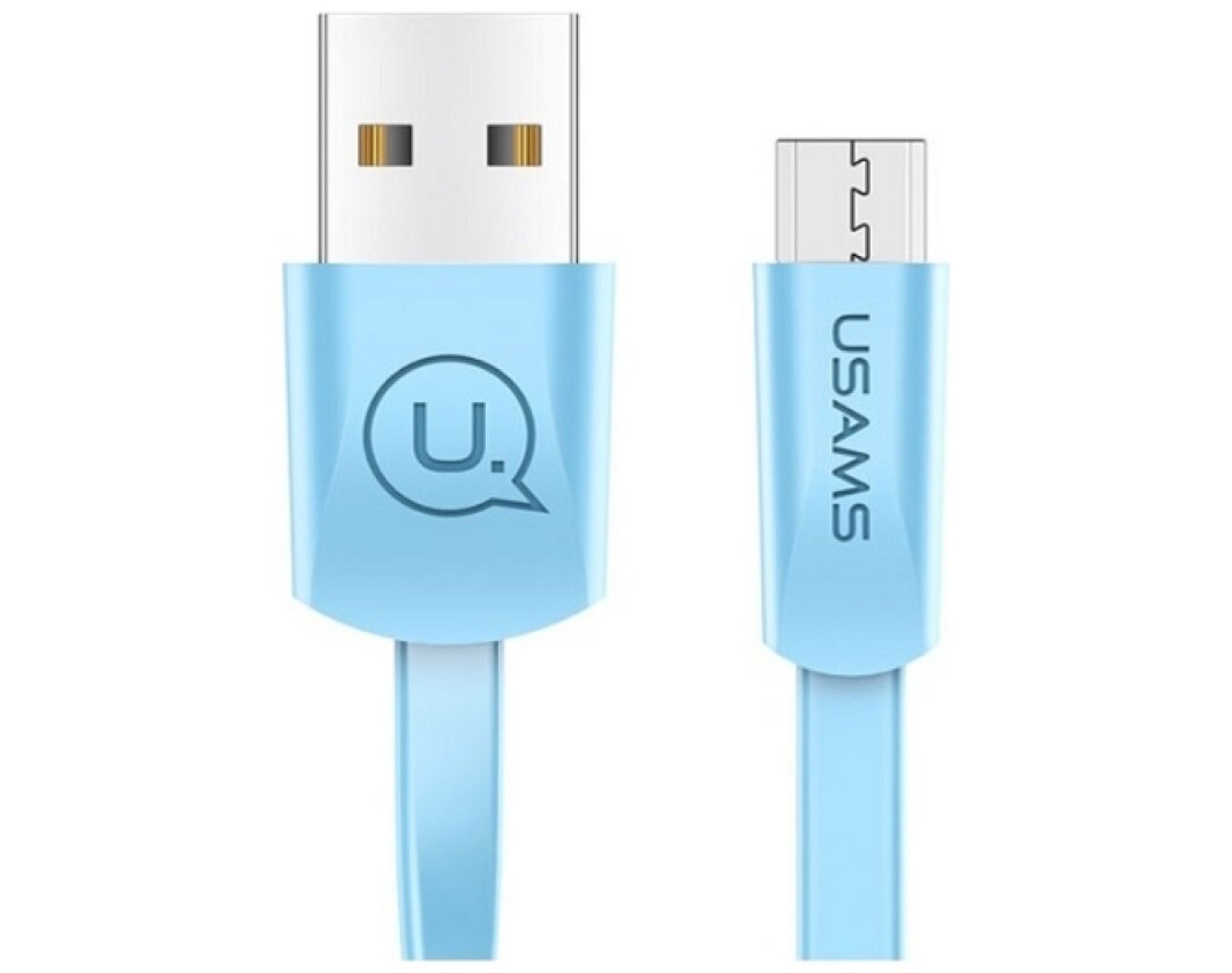Kabel USB - Micro USB USAMS U2 US-SJ201 10W 1.2 m Niebieski