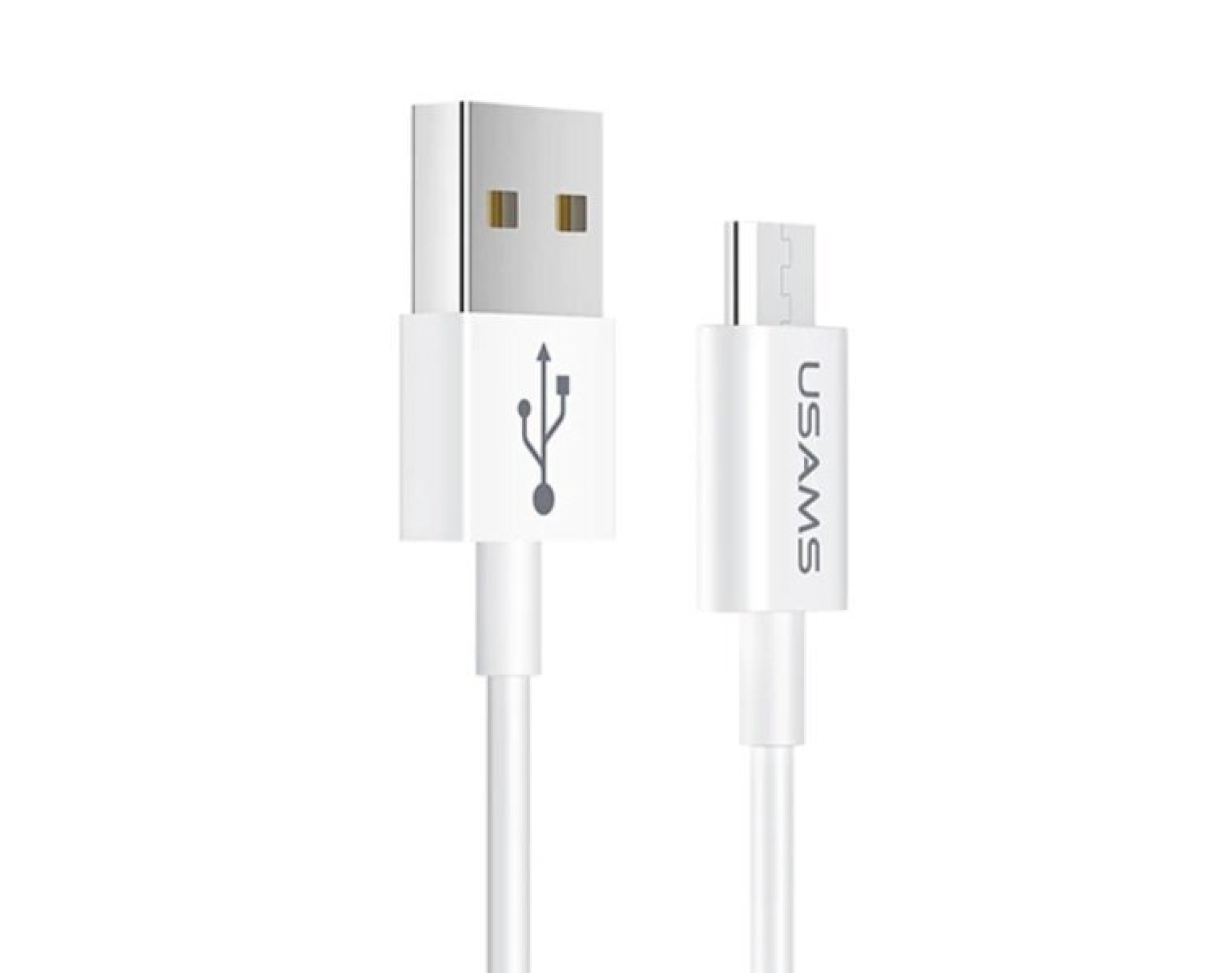 Kabel USB - Micro USB USAMS U23 10W 1 m Bialy