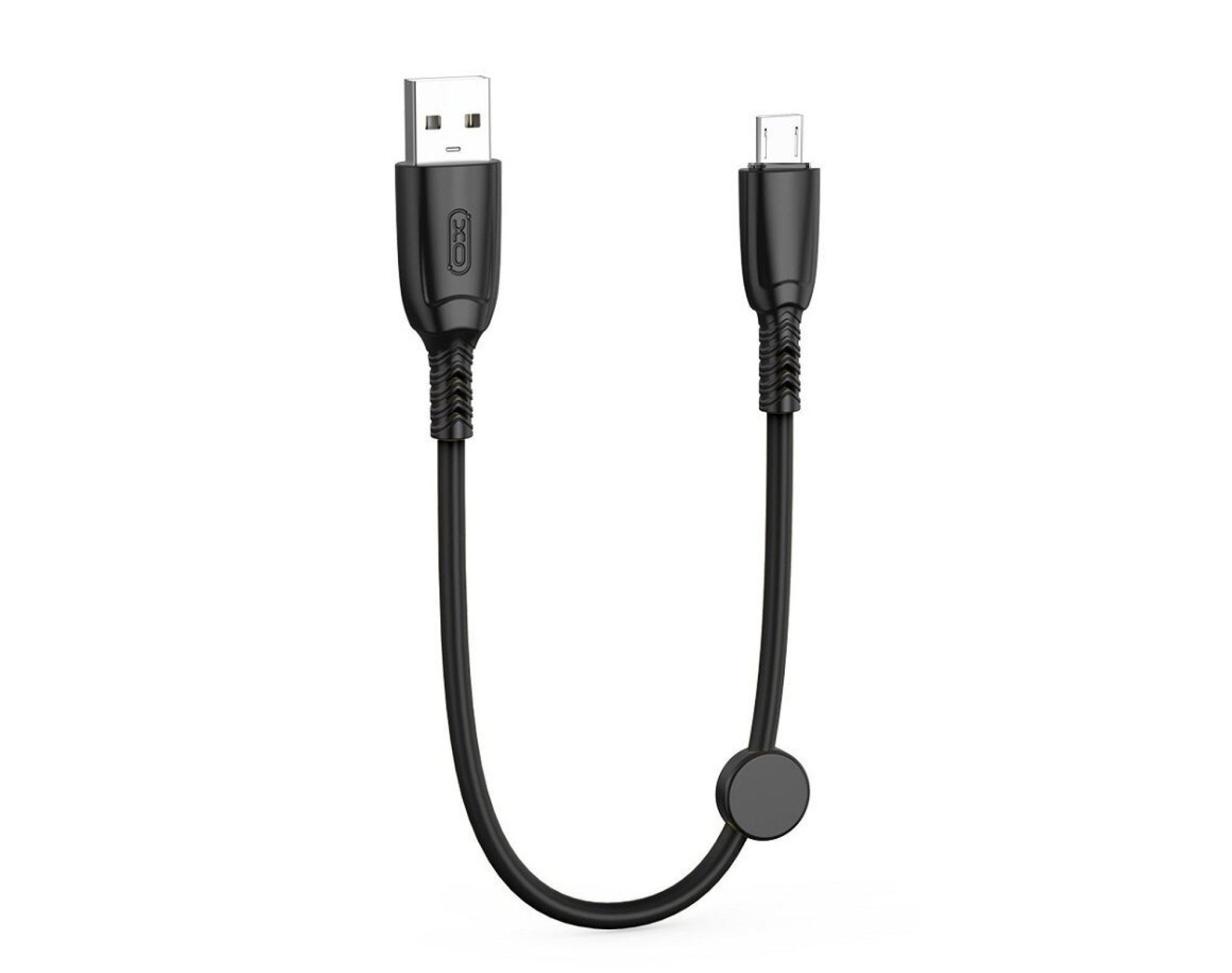 Kabel USB - Micro USB XO NB247 6A 0.25 m Czarny