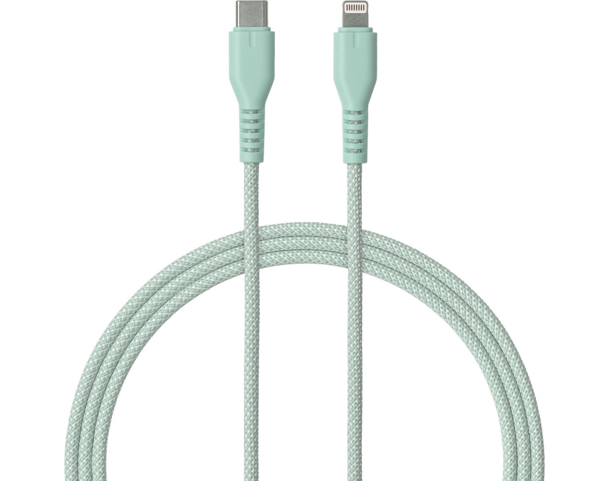 Kabel USB Typ-C - Lightning QUALO Ultimate QKN-CL-21 12W 1.5 m Miętowy
