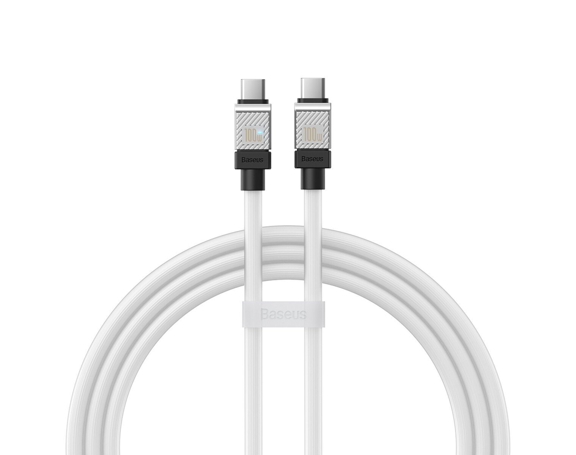 Kabel USB Typ-C - USB Typ-C BASEUS CoolPlay 100W 2 m Biały