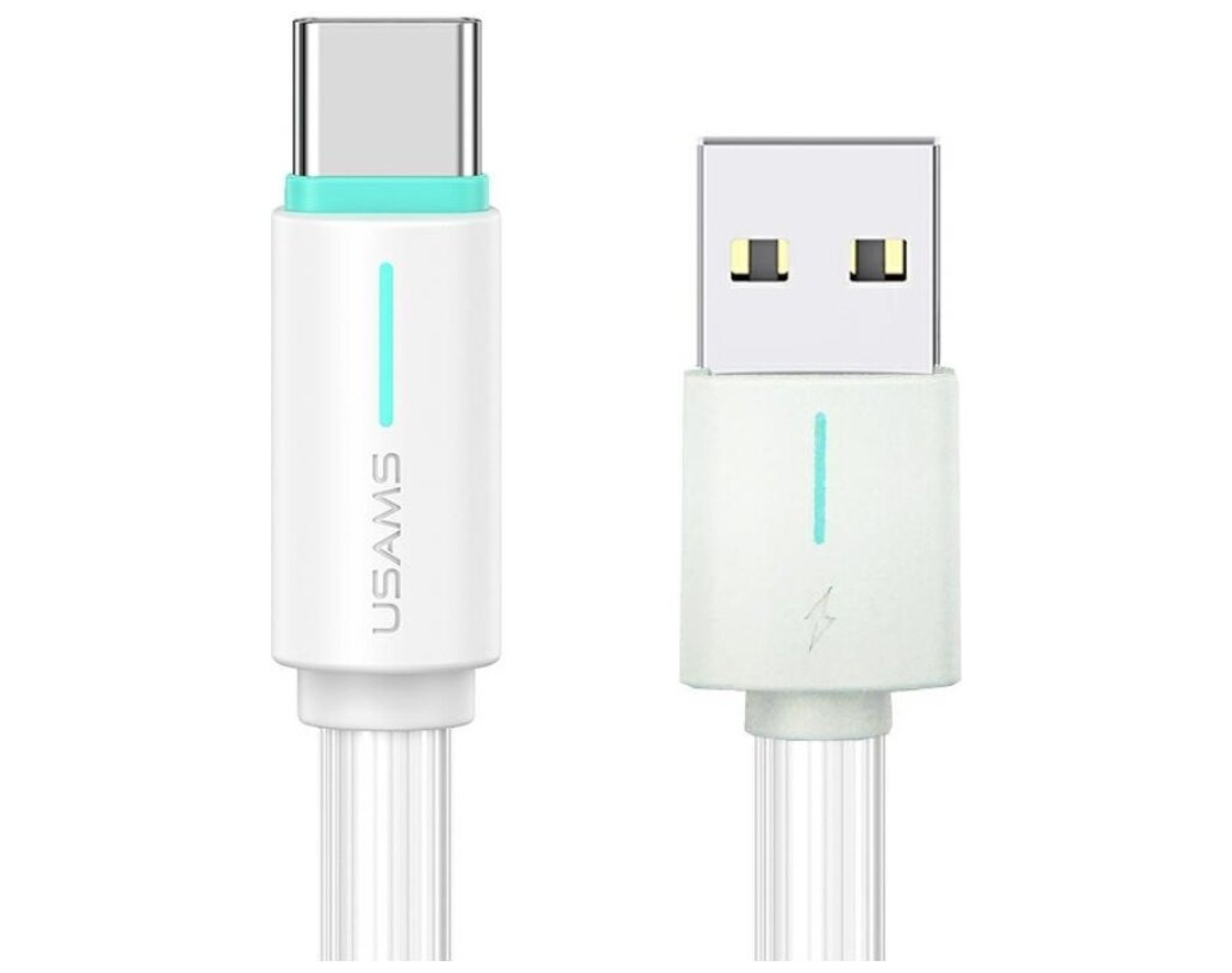 Kabel USB - USB-A USAMS SJ732USB02 18W 1 m Biały
