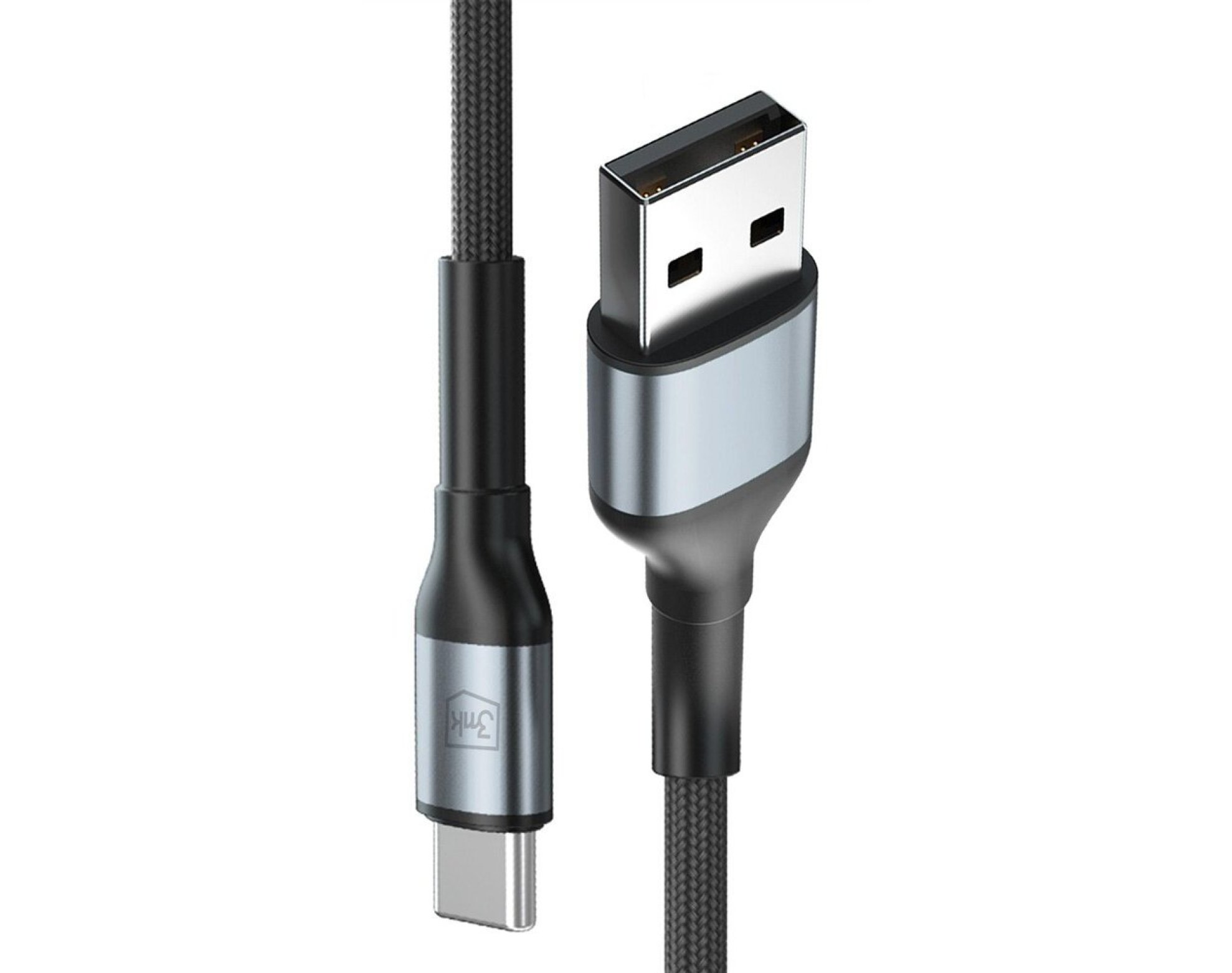 Kabel USB - USB-C 3MK Hyper Cable N-Series 18W 1 m QC 3.0 Czarny