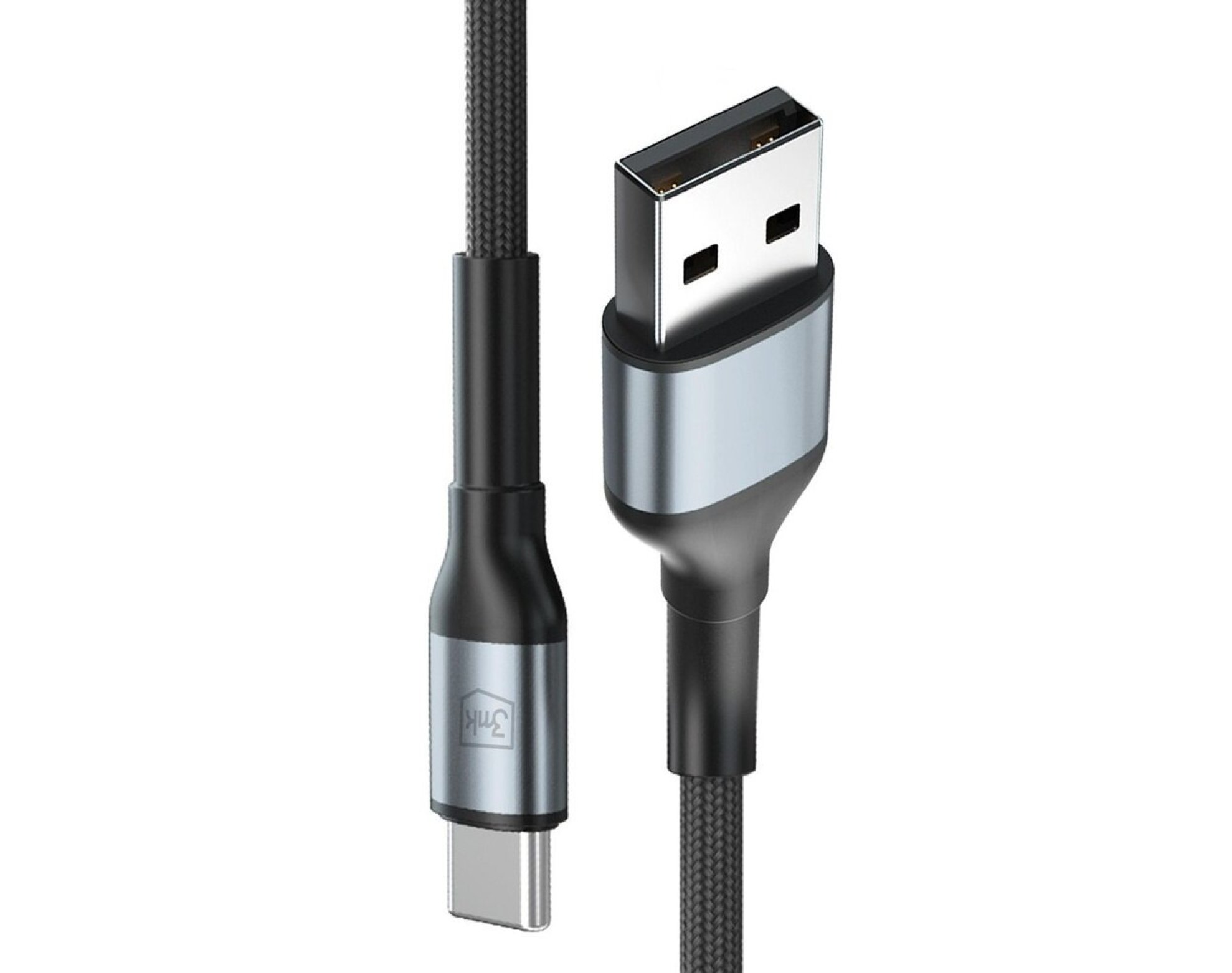 Kabel USB - USB-C 3MK Hyper Cable N-Series 18W 2 m Czarny