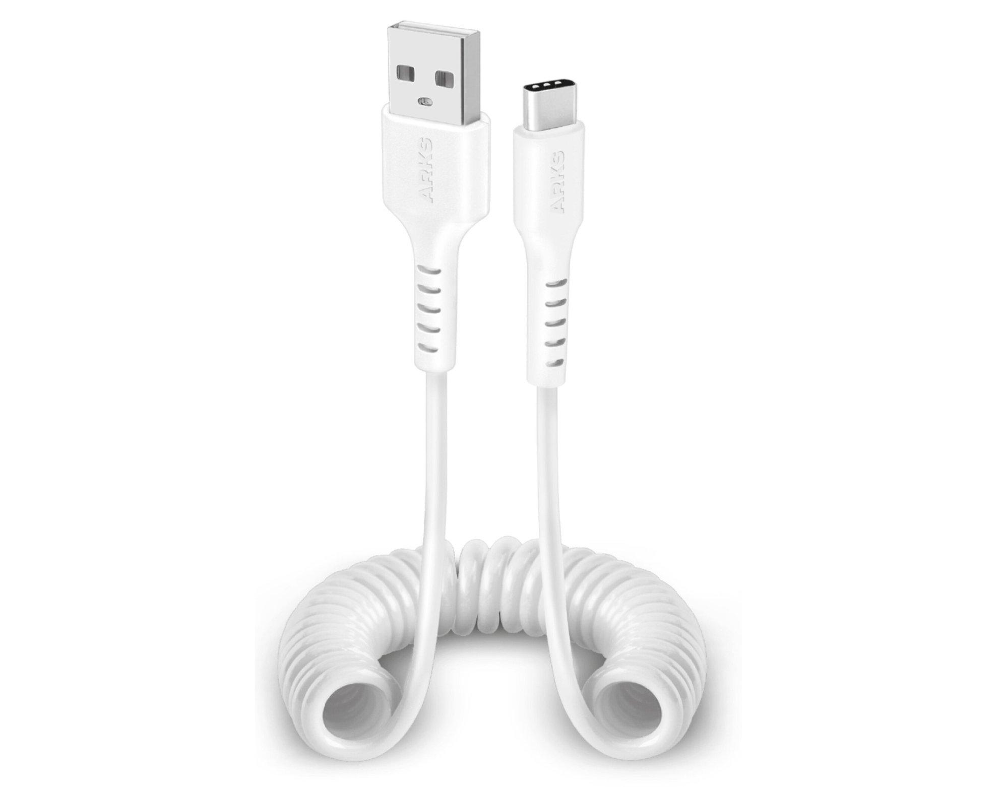 Kabel USB - USB-C ARKS 1 m Biały
