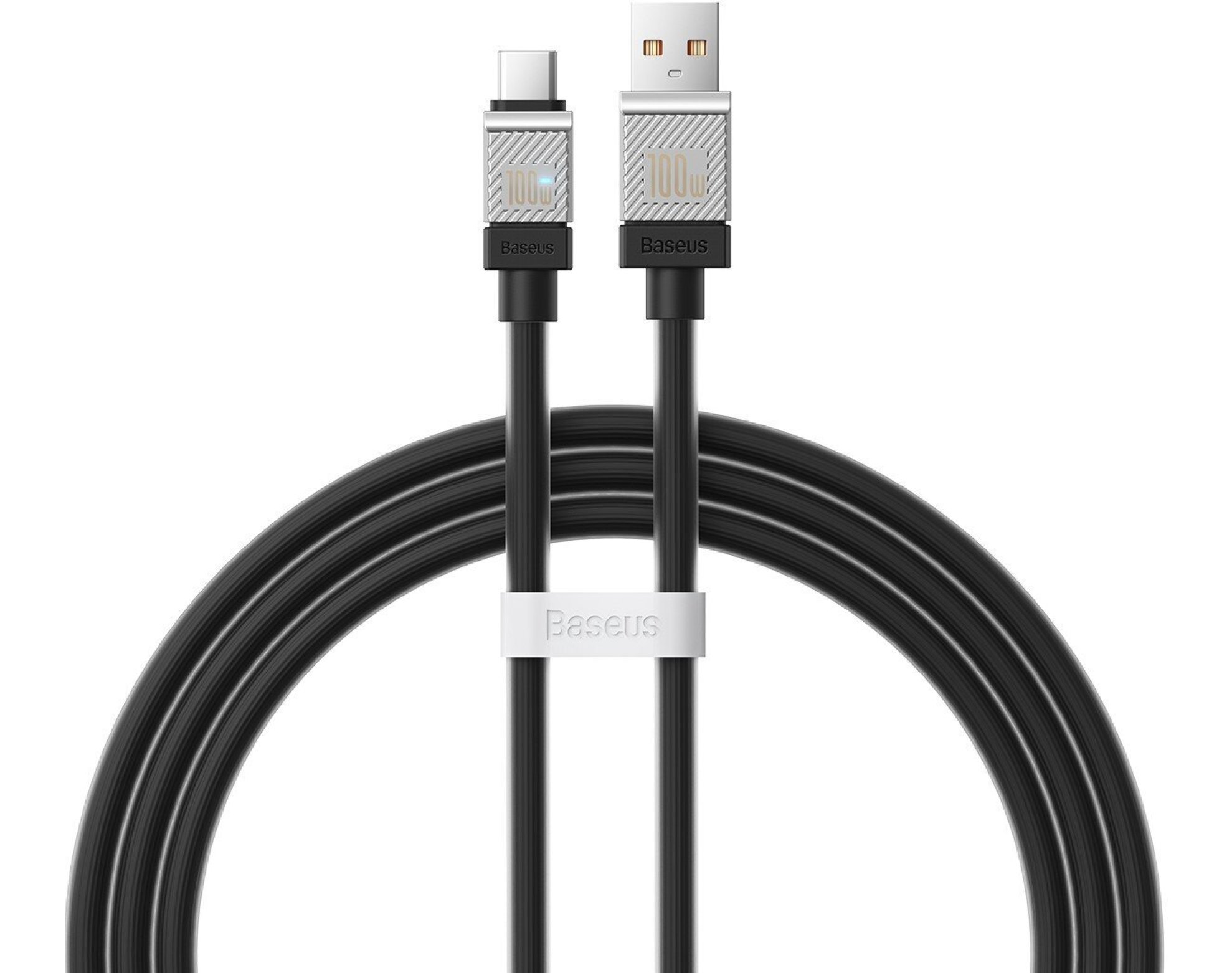 Kabel USB - USB-C BASEUS CoolPlay 100W 1 m Czarny