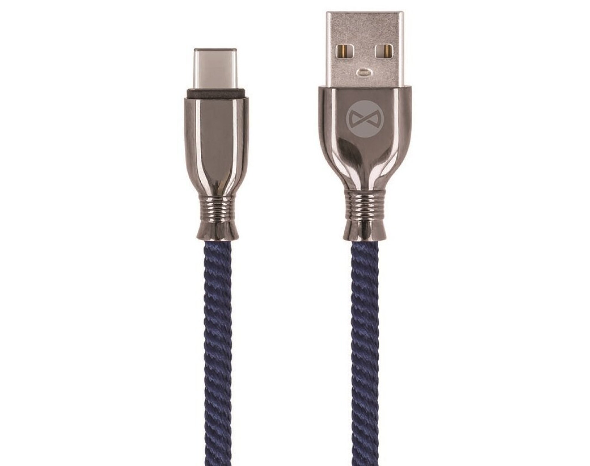 Kabel USB - USB-C FOREVER Tornado 3A 1 m Granatowy
