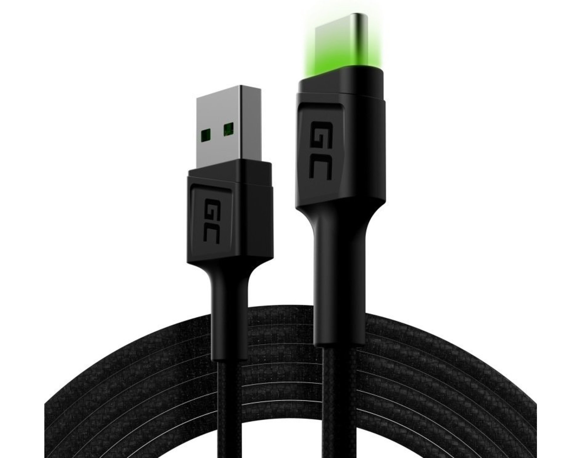 Kabel USB - USB-C GREENCELL Ray 2 m