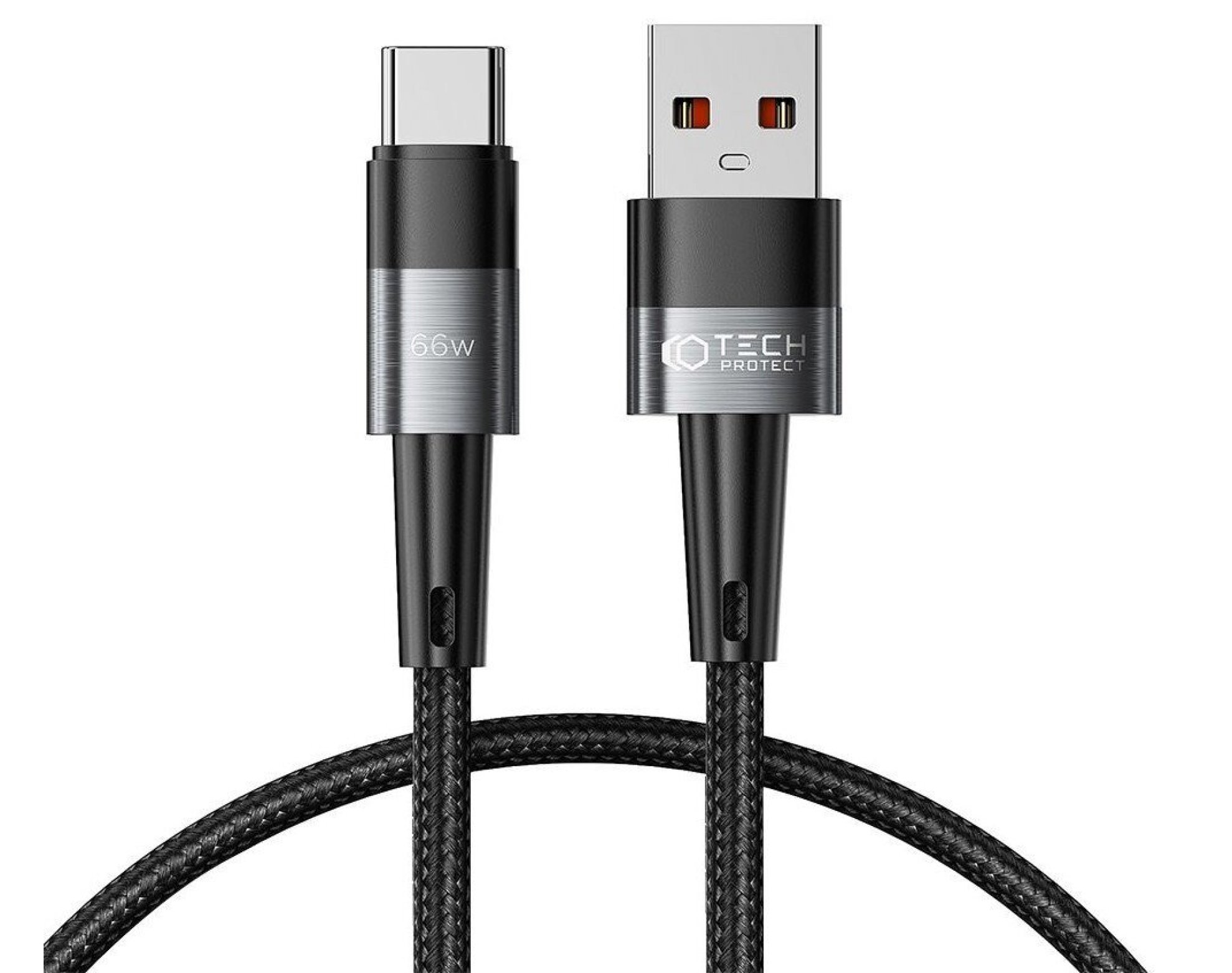 Kabel USB - USB-C TECH-PROTECT UltraBoost 66W/6A 0.5m Szary
